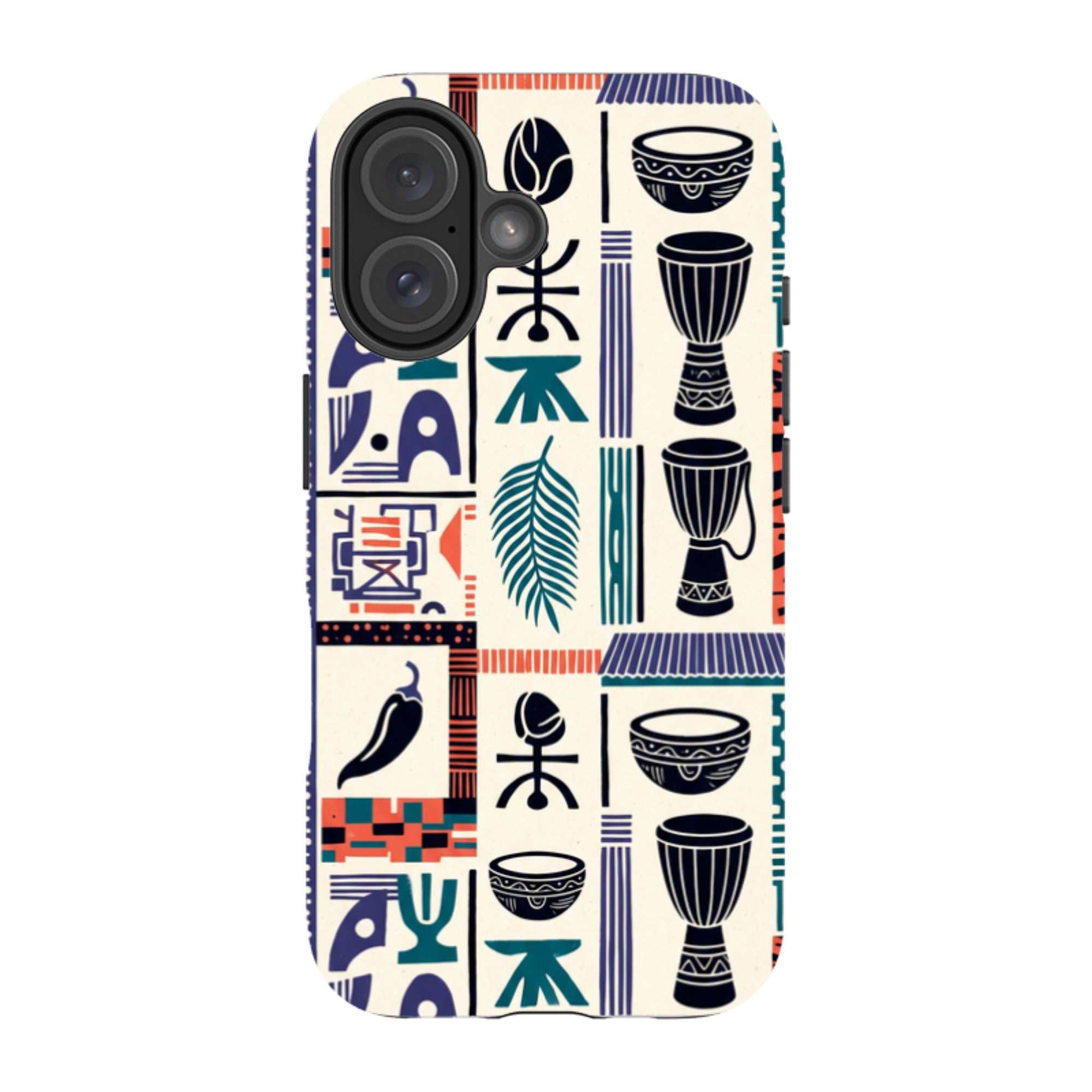 Market Day Icons by Ada Okoye — MagSafe Tough Case for iPhone — Finnaij