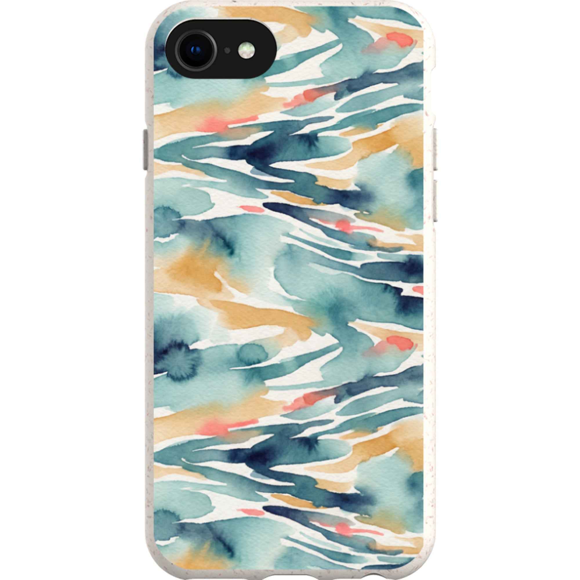 River Reflection Pattern Crop by Tobi Akinyemi — iPhone SE3 iPhone Bio-degradable Case — Finnaij