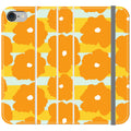 Bold Floral Orange — iPhone SE2 (2020) Wallet Case — Finnaij