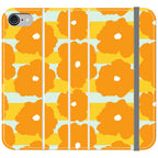 Bold Floral Orange — iPhone SE2 (2020) Wallet Case — Finnaij