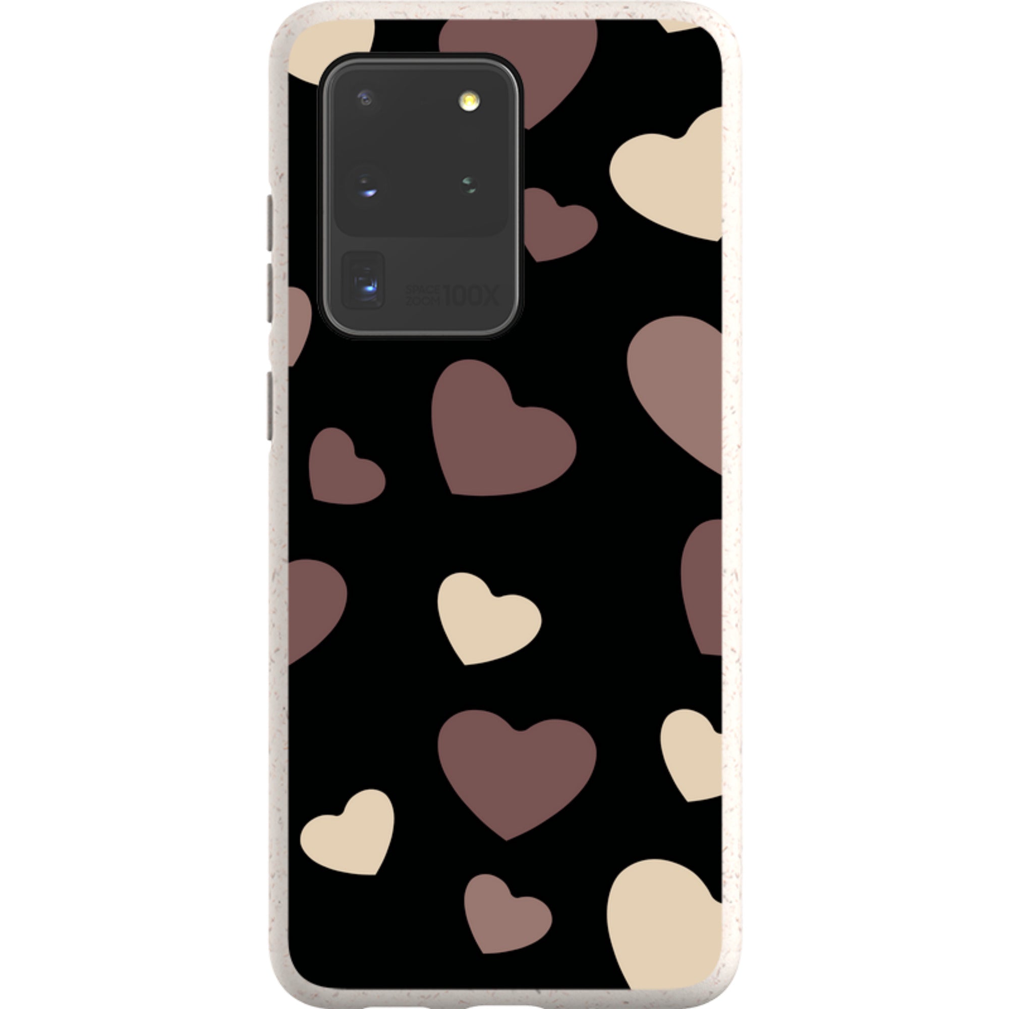 White & Black Hearts — Samsung Galaxy Bio-degradable Case — Finnaij
