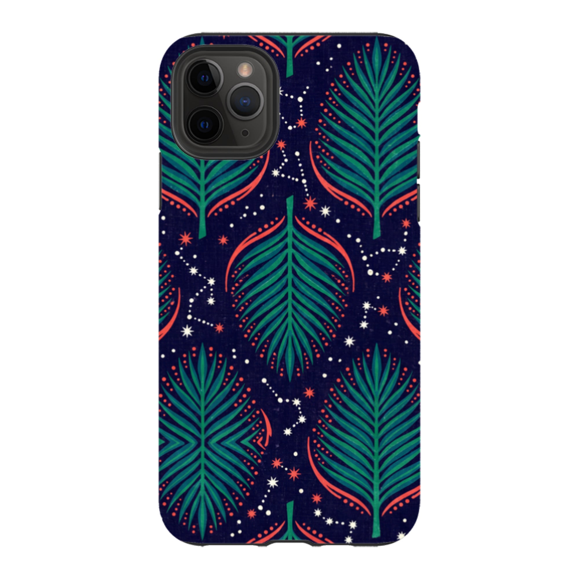 Palm Frond Constellations by Ada Okoye - iPhone Tough Case