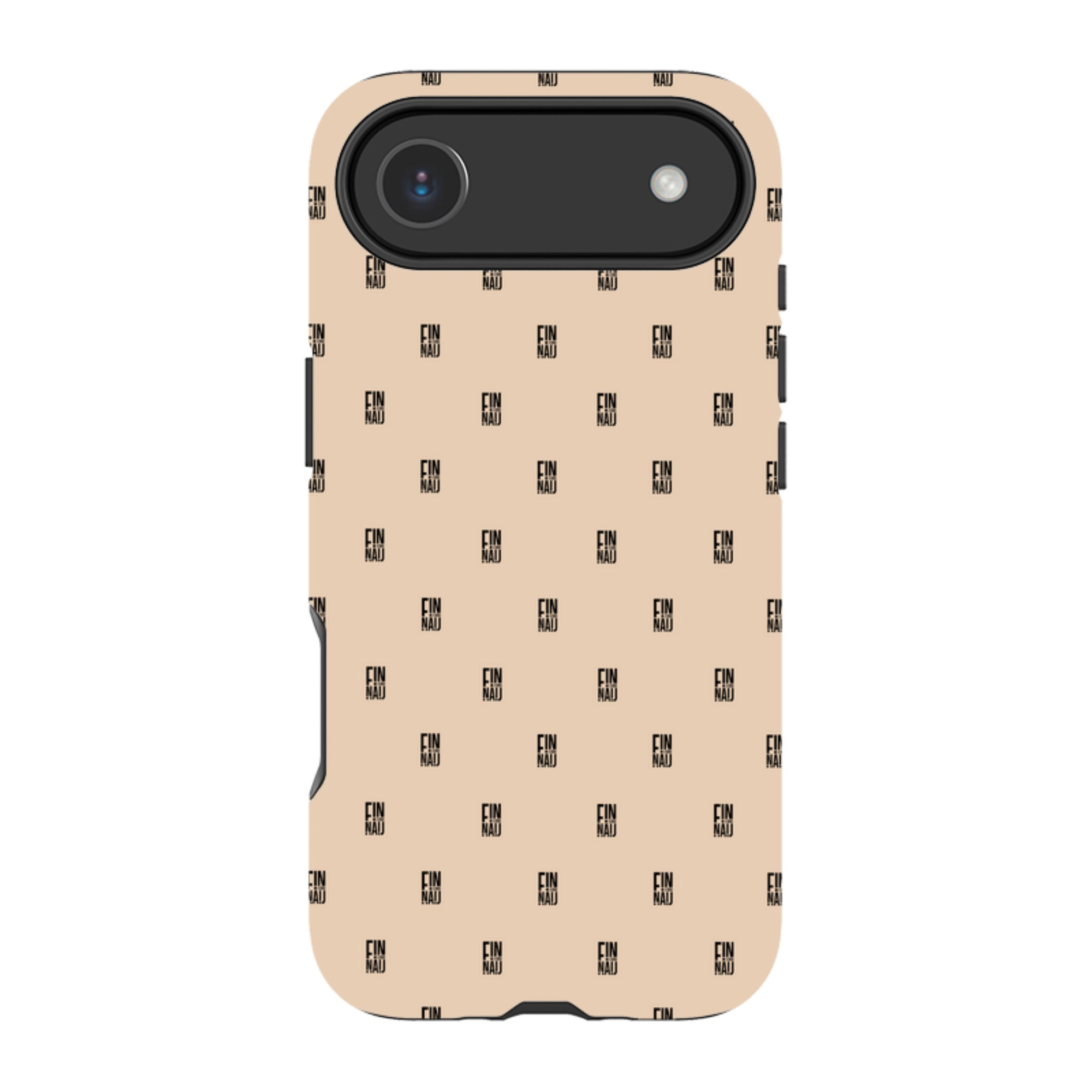 Monogram Beige Harvest — iPhone Air Magsafe Tough Case — Finnaij