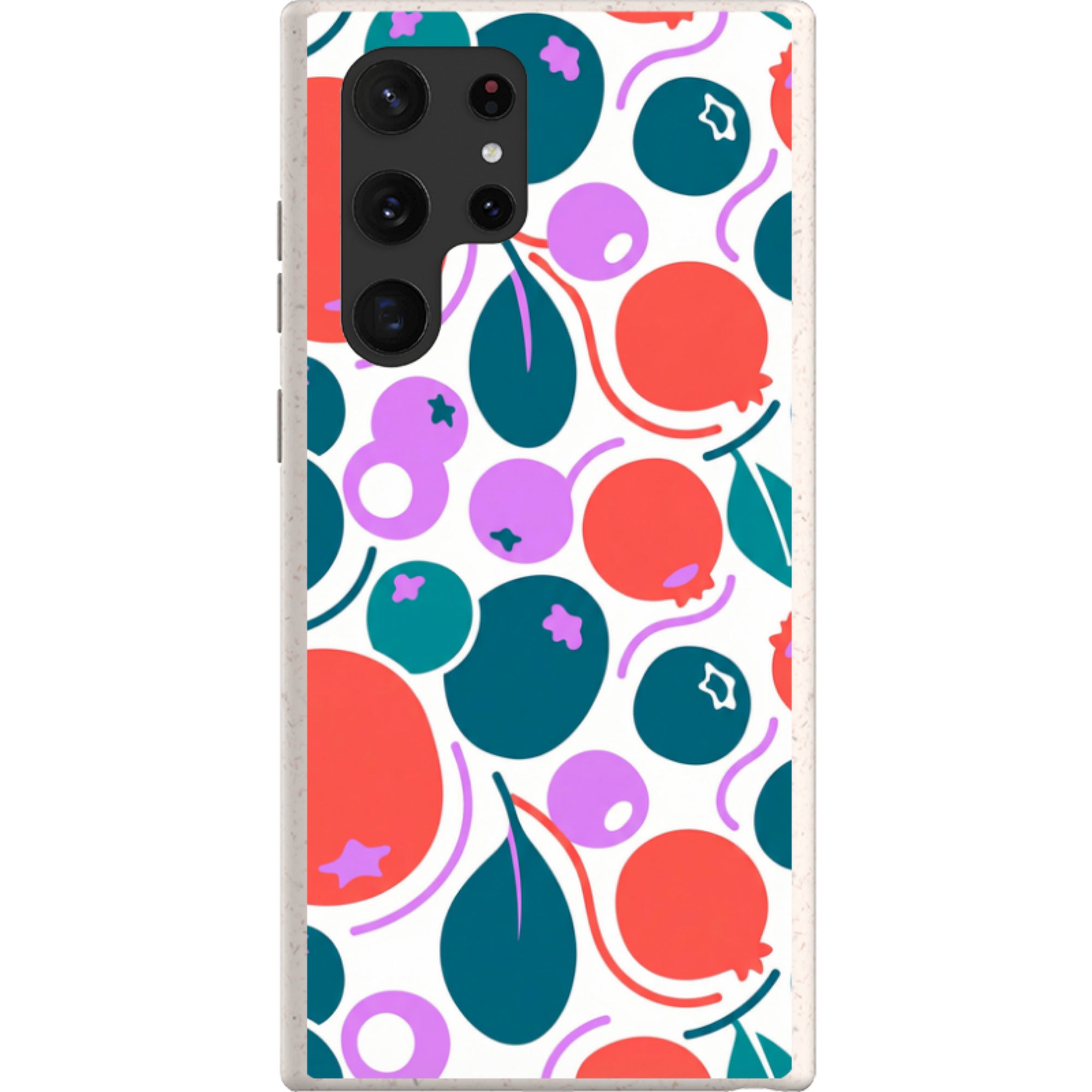 Berry Icon Remix by Salla Niemi - Samsung Galaxy Bio-degradable Case