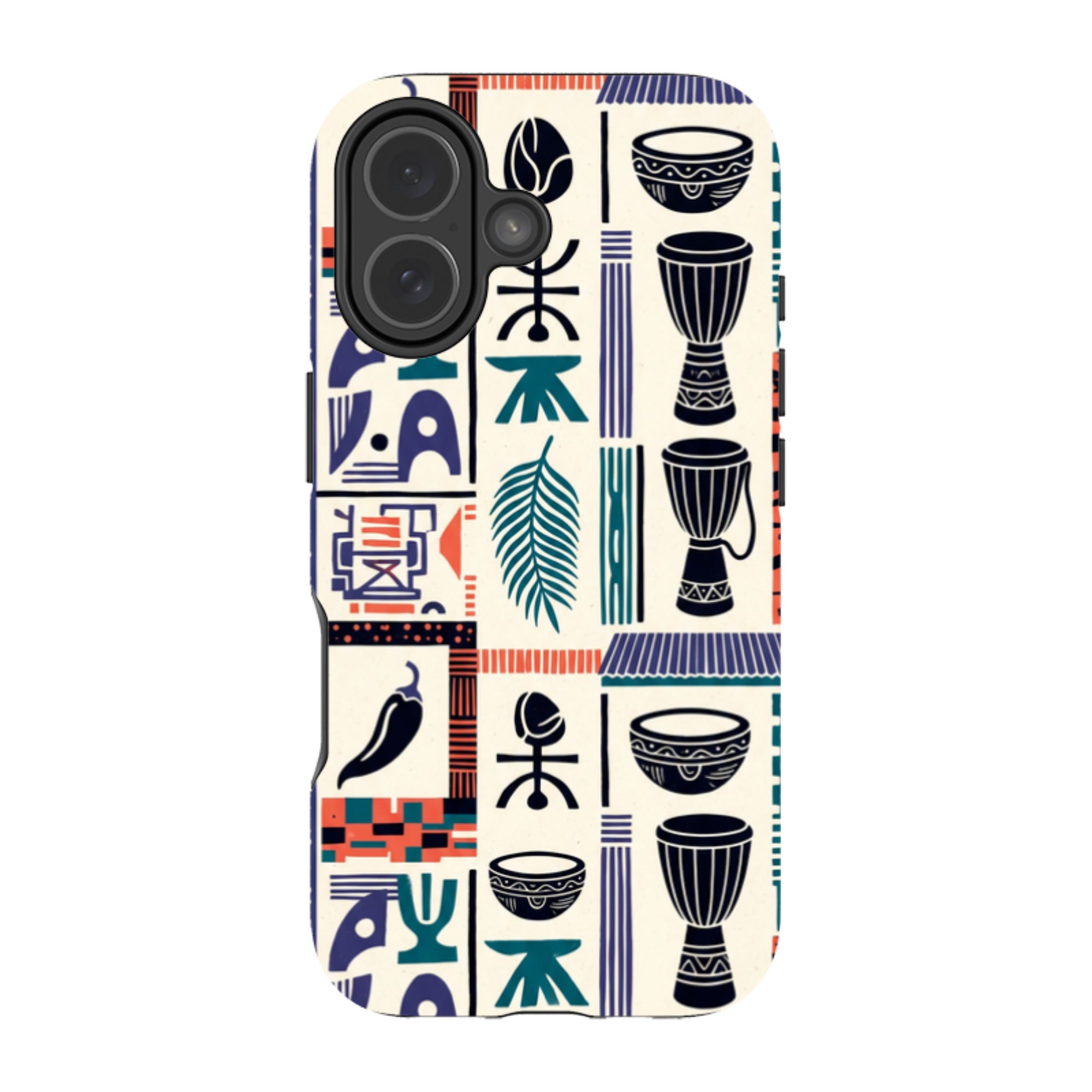 Market Day Icons by Ada Okoye — MagSafe Tough Case for iPhone — Finnaij