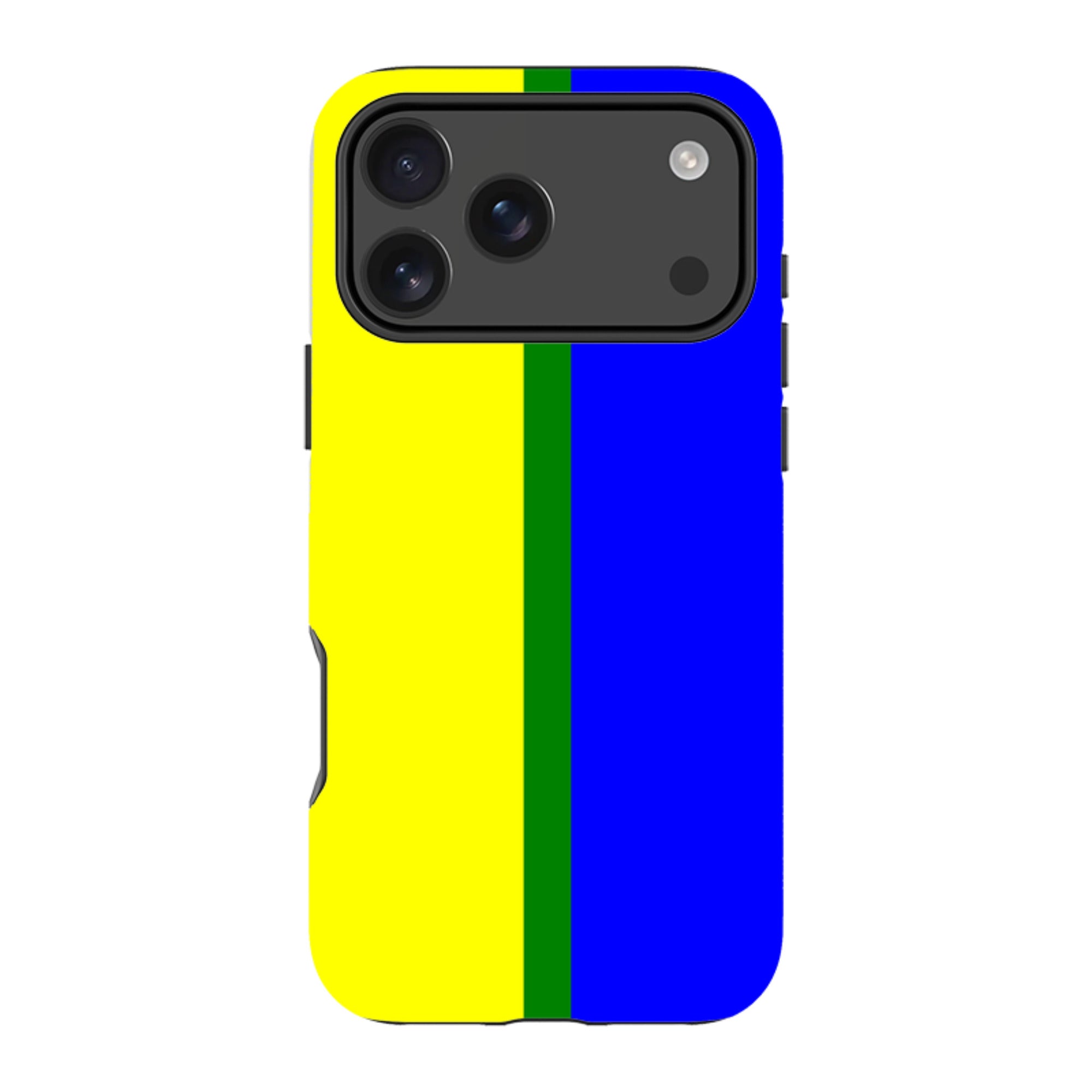 Rainbow Series Yellow Blue — iPhone 17 Pro Max Magsafe Tough Case — Finnaij