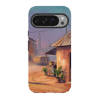 City Edge Quiet Street by Tobi Akinyemi — Tough Case for Google Pixel — Finnaij
