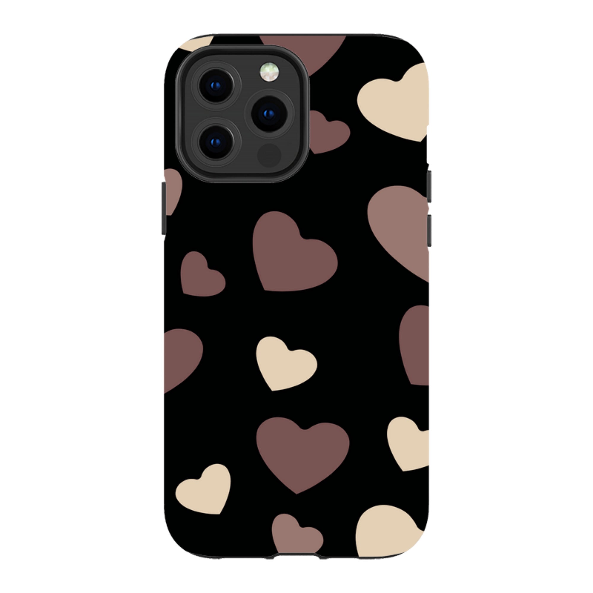 White & Black Hearts- iPhone Magsafe Tough Case — iPhone 13 Pro Max — Finnaij