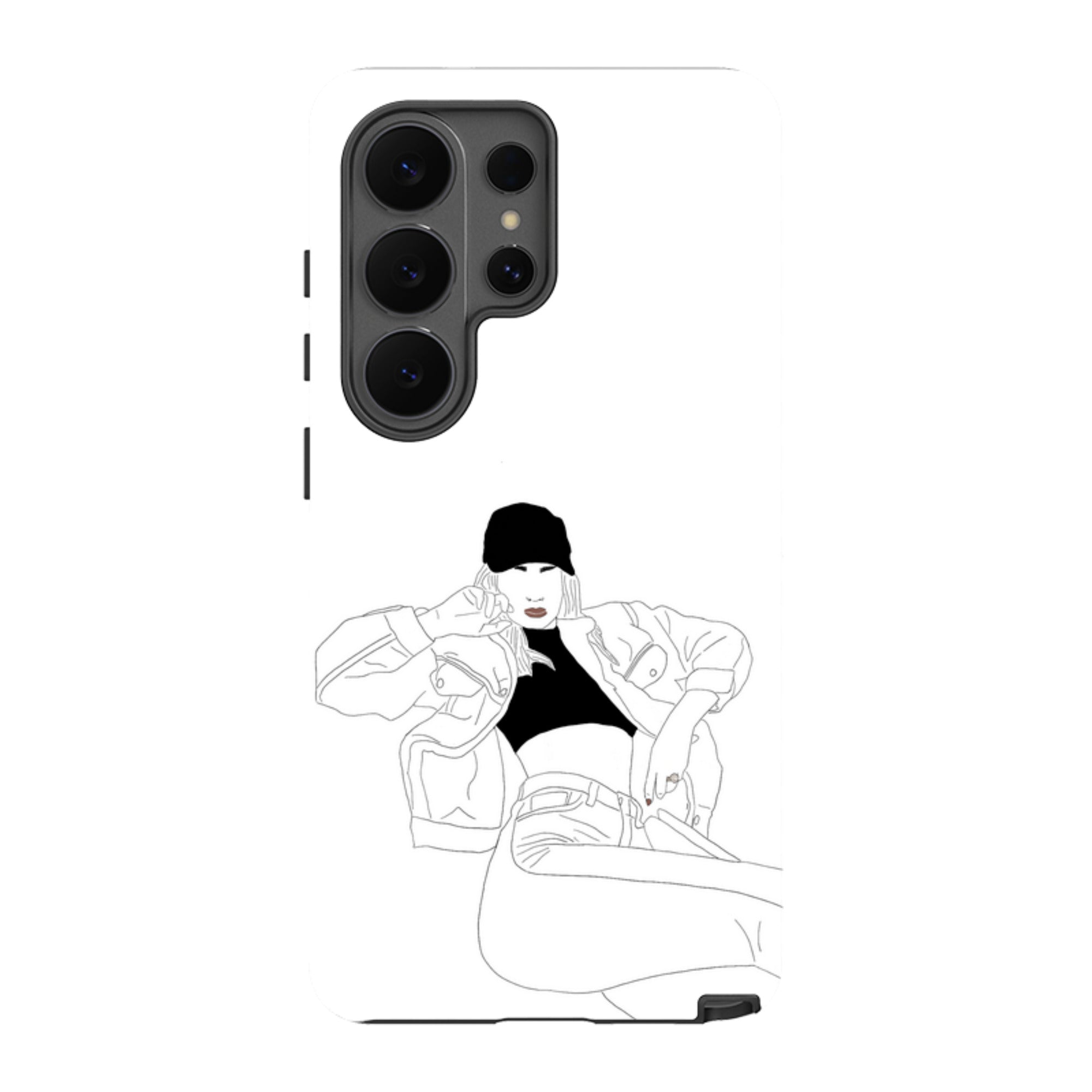 Black Cap by Keagan Haight Tough Case for Samsung Galaxy — Finnaij