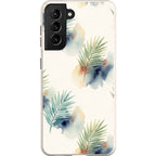 Palm Frond Breeze Pattern by Tobi Akinyemi — S21 Samsung Galaxy Bio-degradable Case — Finnaij