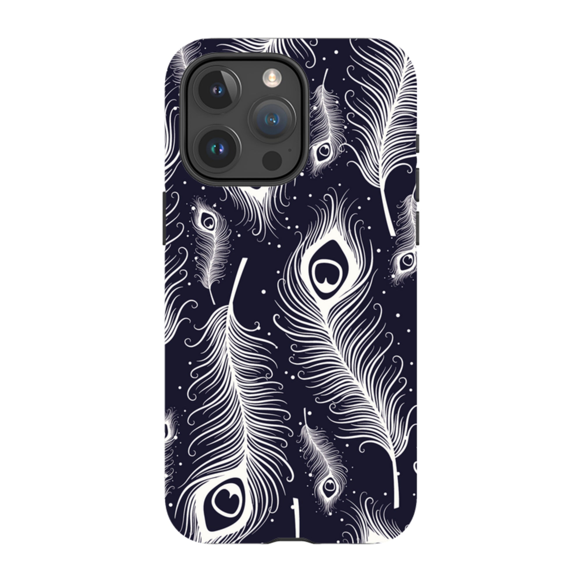 Feathers in Bloom — iPhone 15 Pro Max Magsafe Tough Case — Finnaij