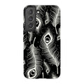 Feathers in Bloom Black — S22 Tough Case — Finnaij