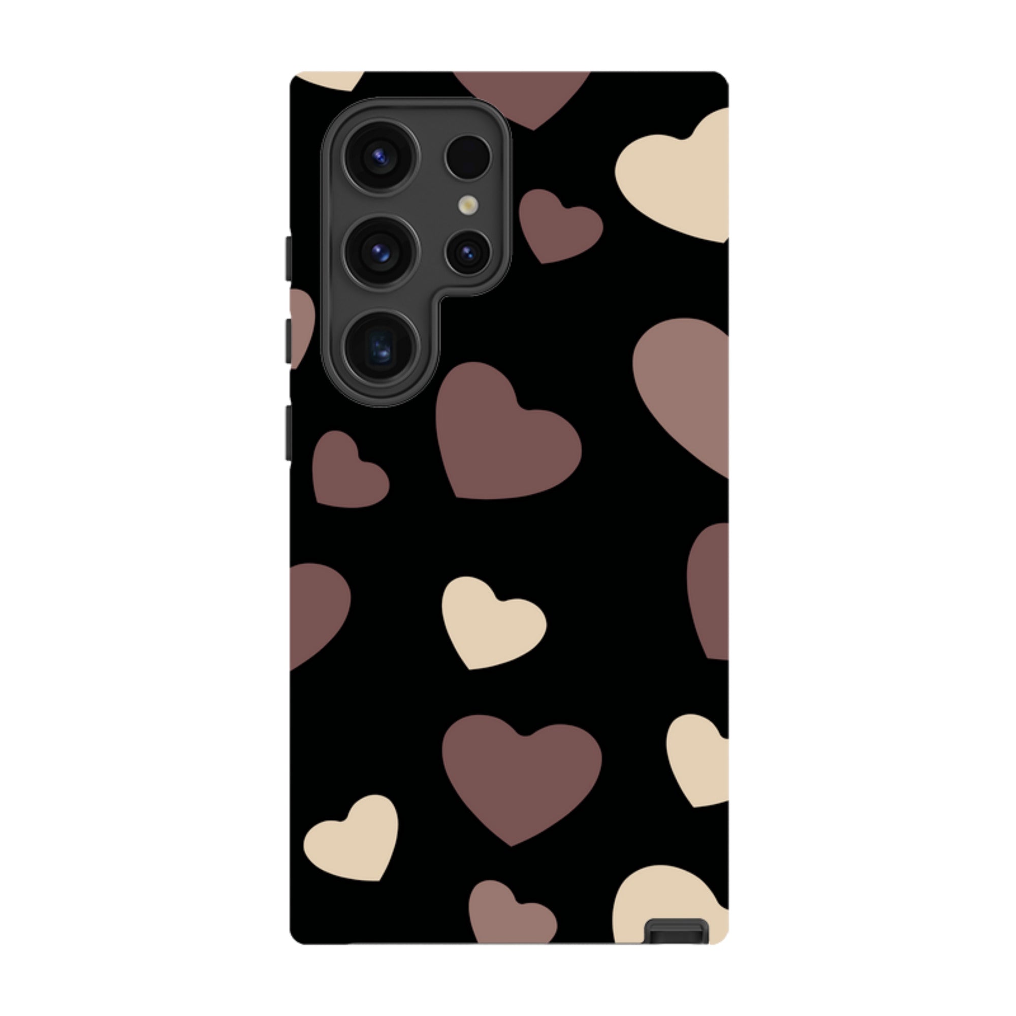 White & Black Hearts — Tough Case for Samsung Galaxy — Finnaij