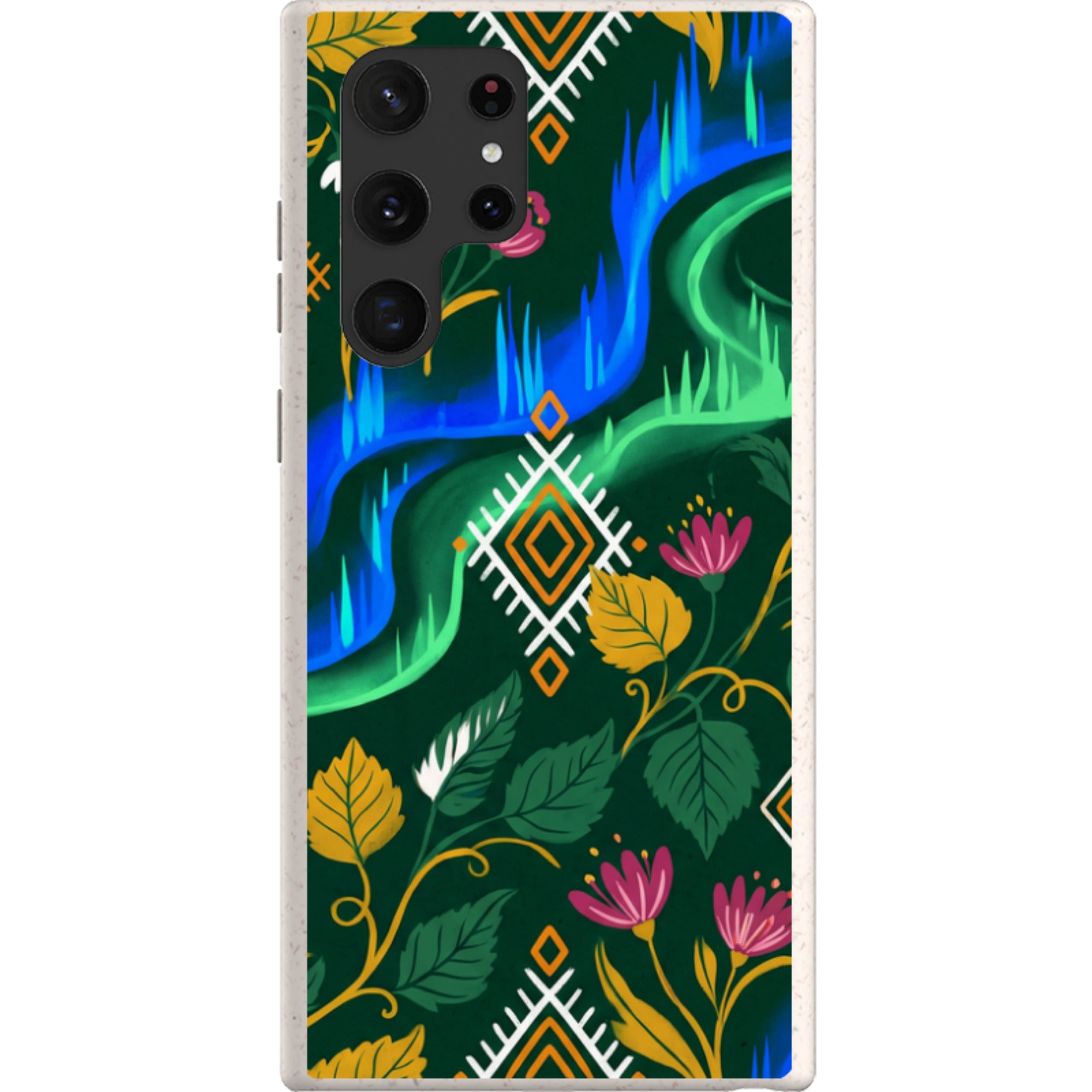 Aurora Birch Bloom by Aino Kallio — Samsung Galaxy Bio-degradable Case — Finnaij