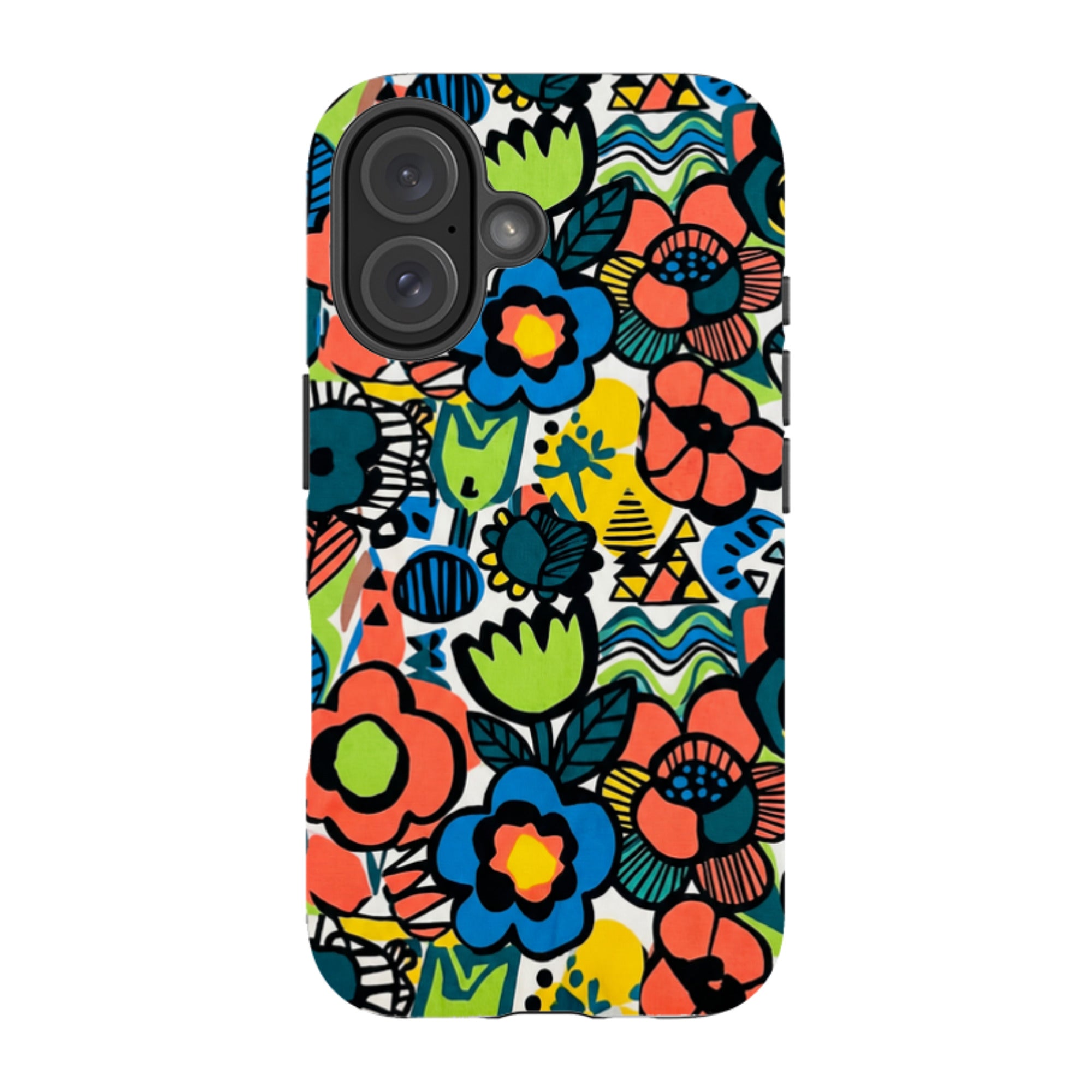 Floral Street Nordic by Salla Niemi — iPhone 16 Magsafe Tough Case — Finnaij