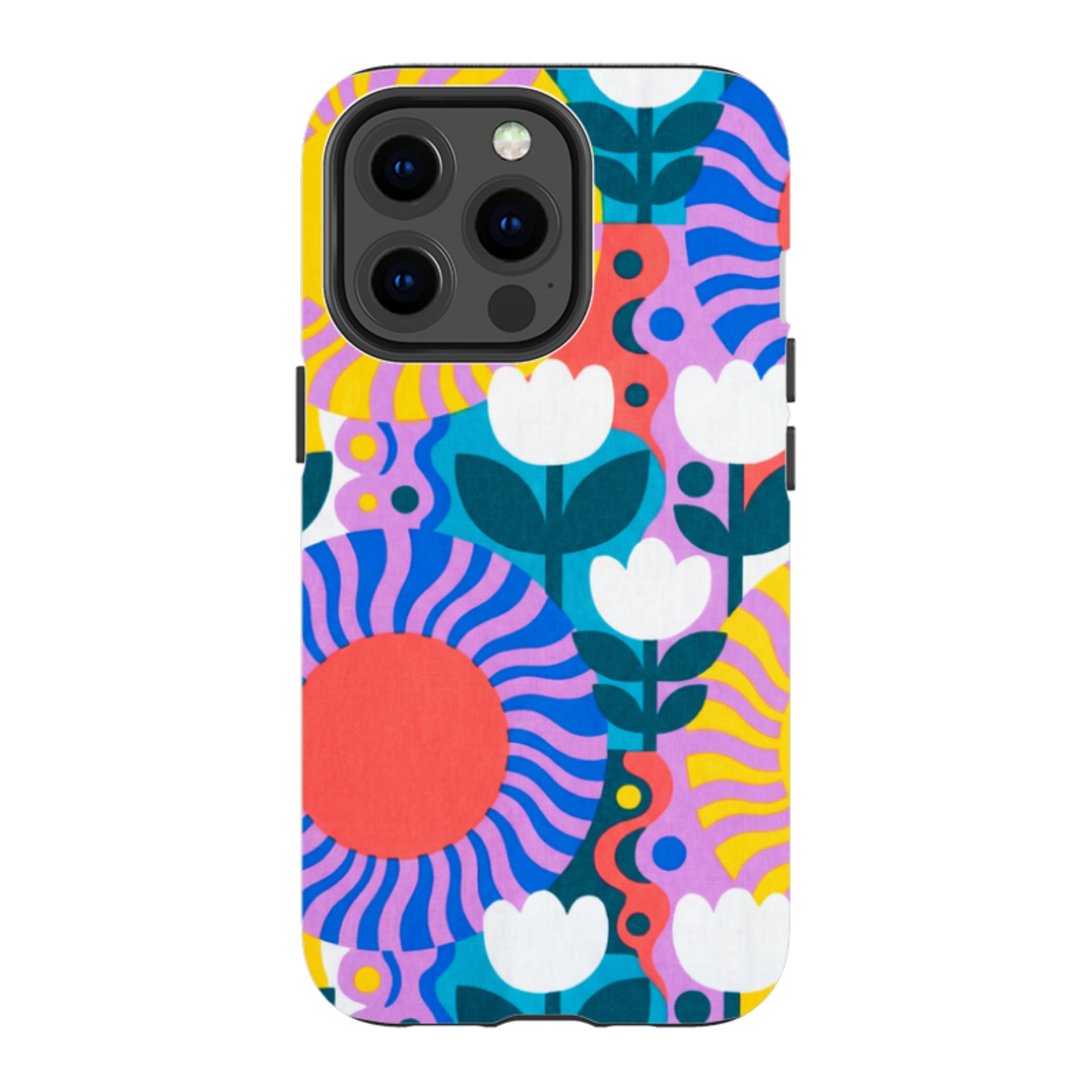 Midnight Sun Mod Bloom by Salla Niemi - iPhone Tough Case