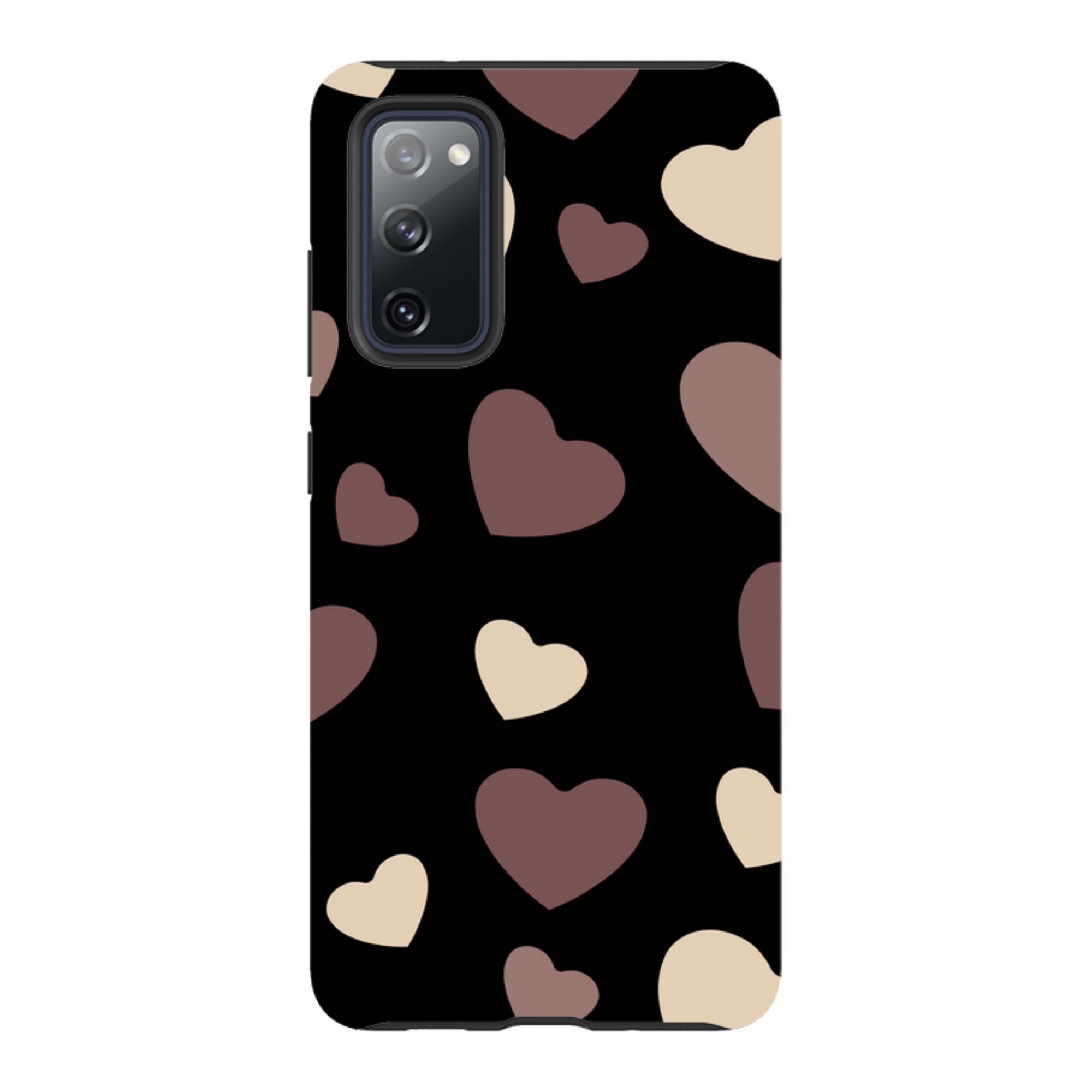 White & Black Hearts - Samsung Tough Case
