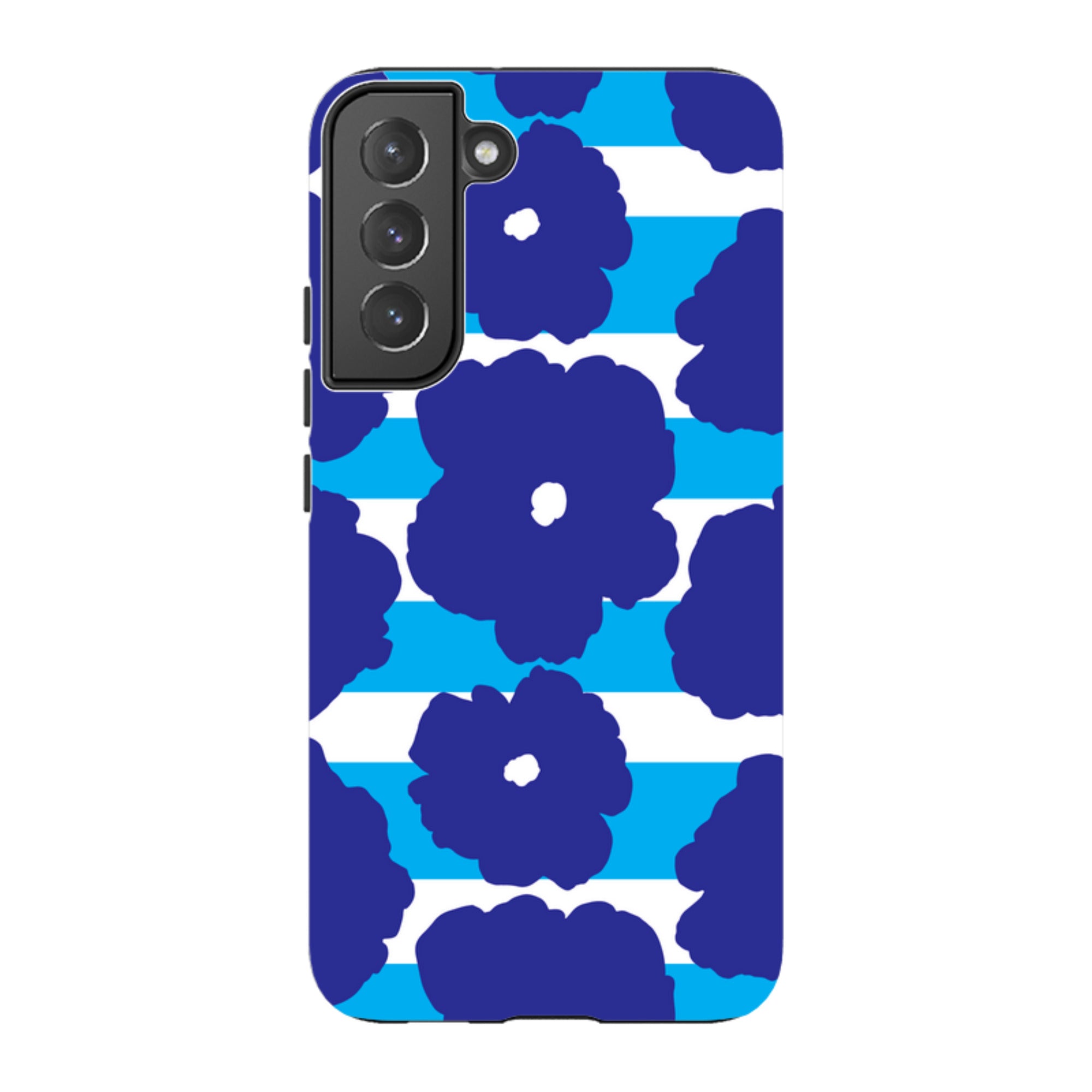 Bold Floral Blue — Samsung Galaxy Tough Case — Finnaij