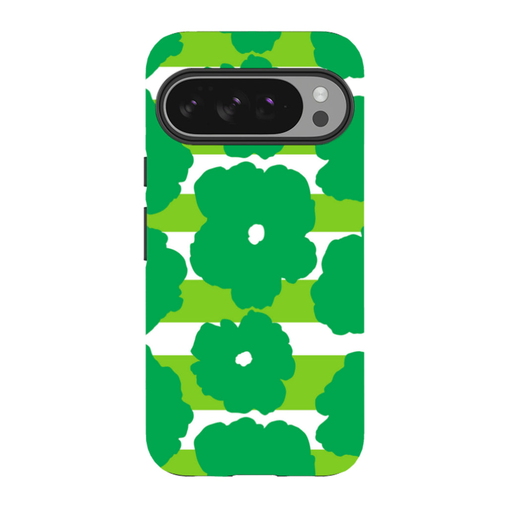 Bold Floral Green — Google Tough Case — Finnaij