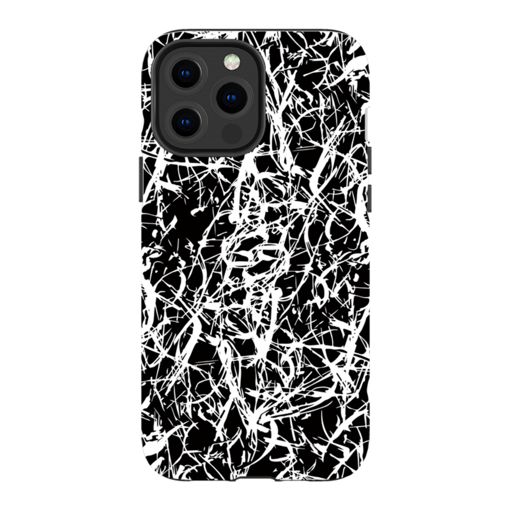 Black-White Grunge — Apple iPhone Tough Case — Finnaij