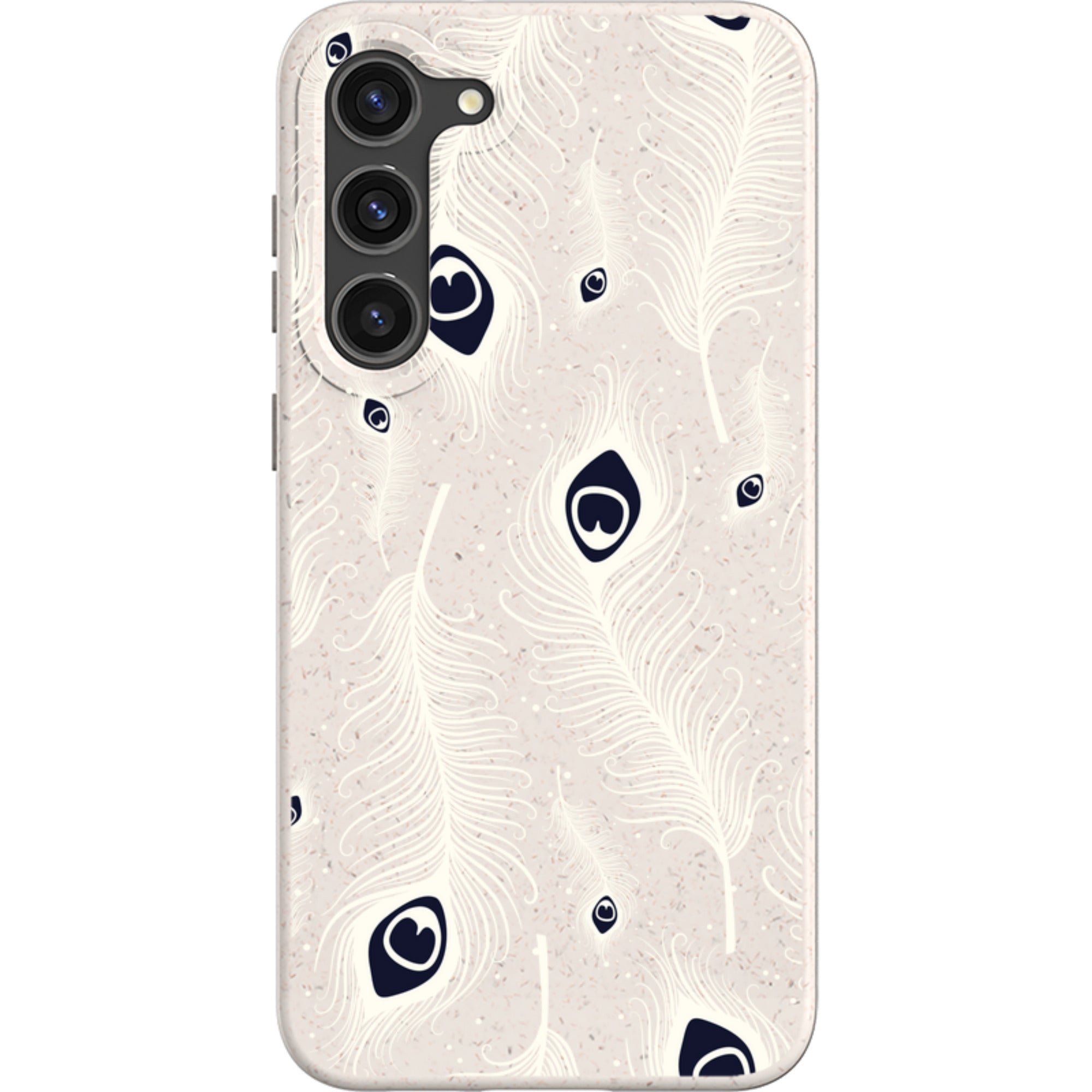 Feathers in Bloom Natural — Samsung Galaxy Bio-degradable Case — Finnaij