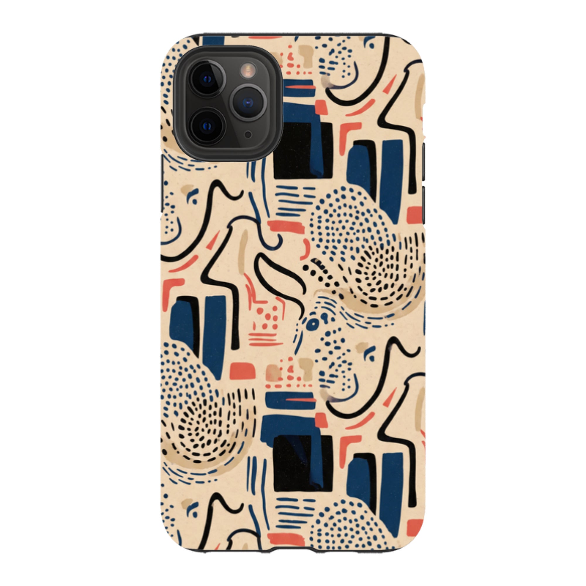 Sandstone Adire by Ada Okoye - iPhone Tough Case