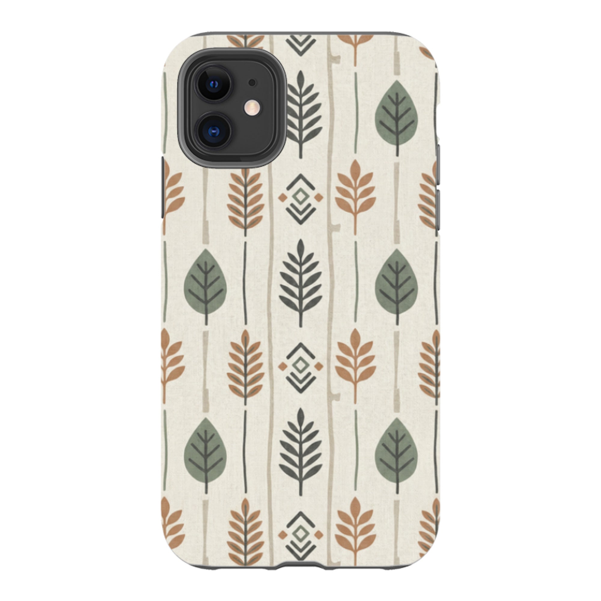 Birch and Linen Pattern by Elsi Vaarala - iPhone Tough Case