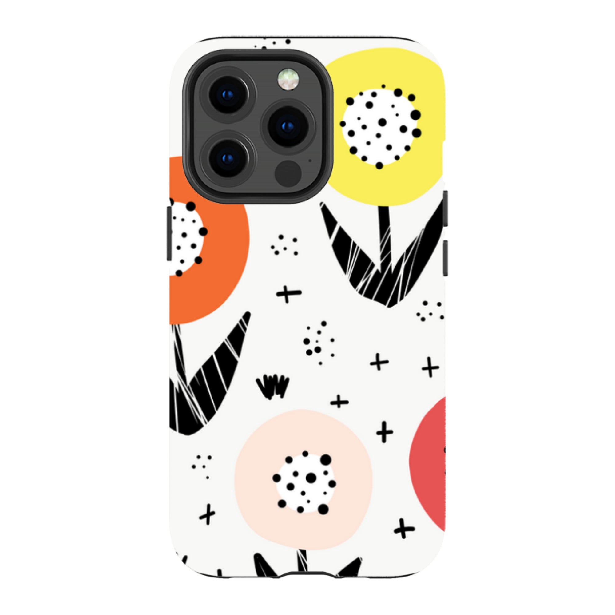Botanical Doodle — iPhone 13 Pro Magsafe Tough Case — Finnaij