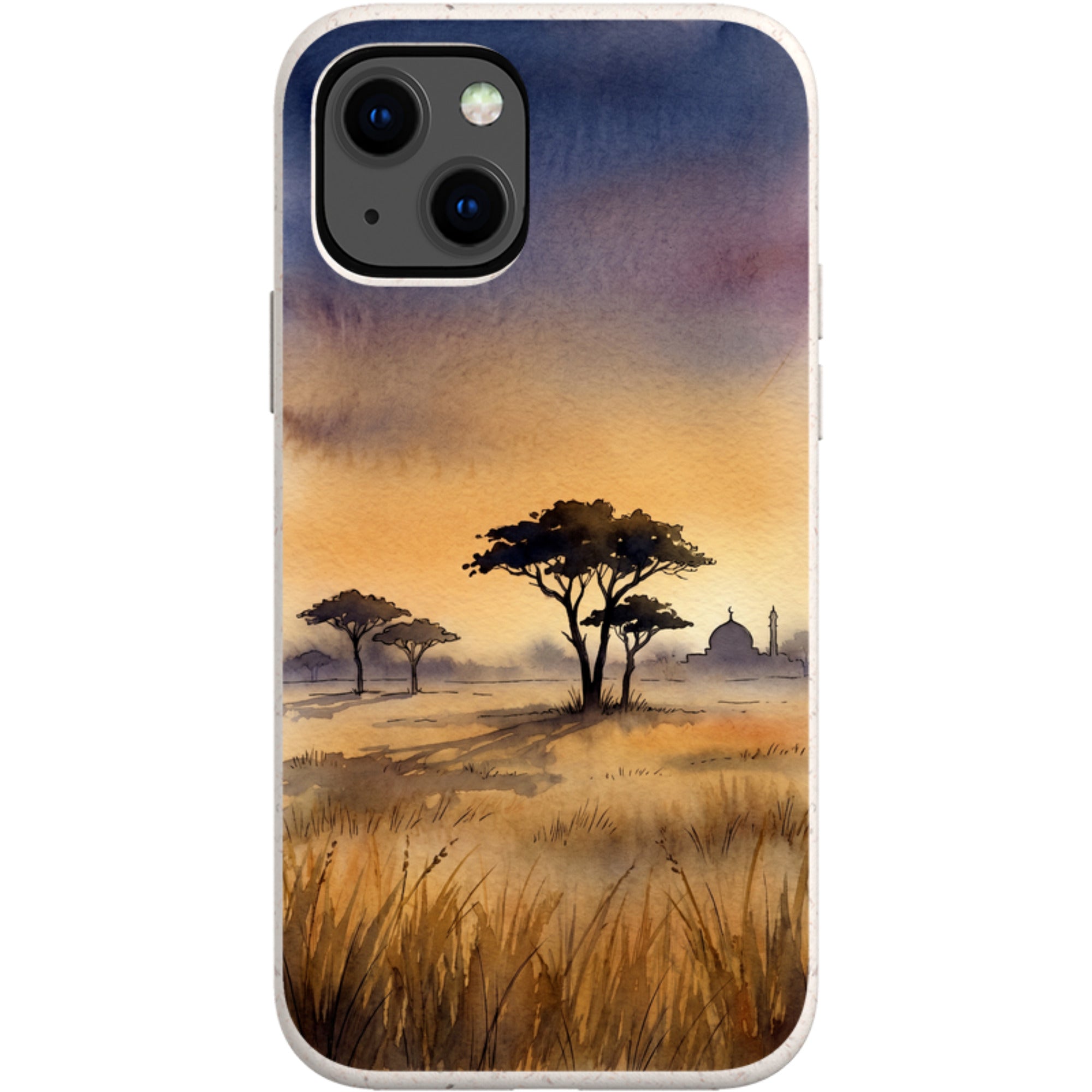 Savannah Haze by Tobi Akinyemi — iPhone 13 Mini iPhone Bio-degradable Case — Finnaij