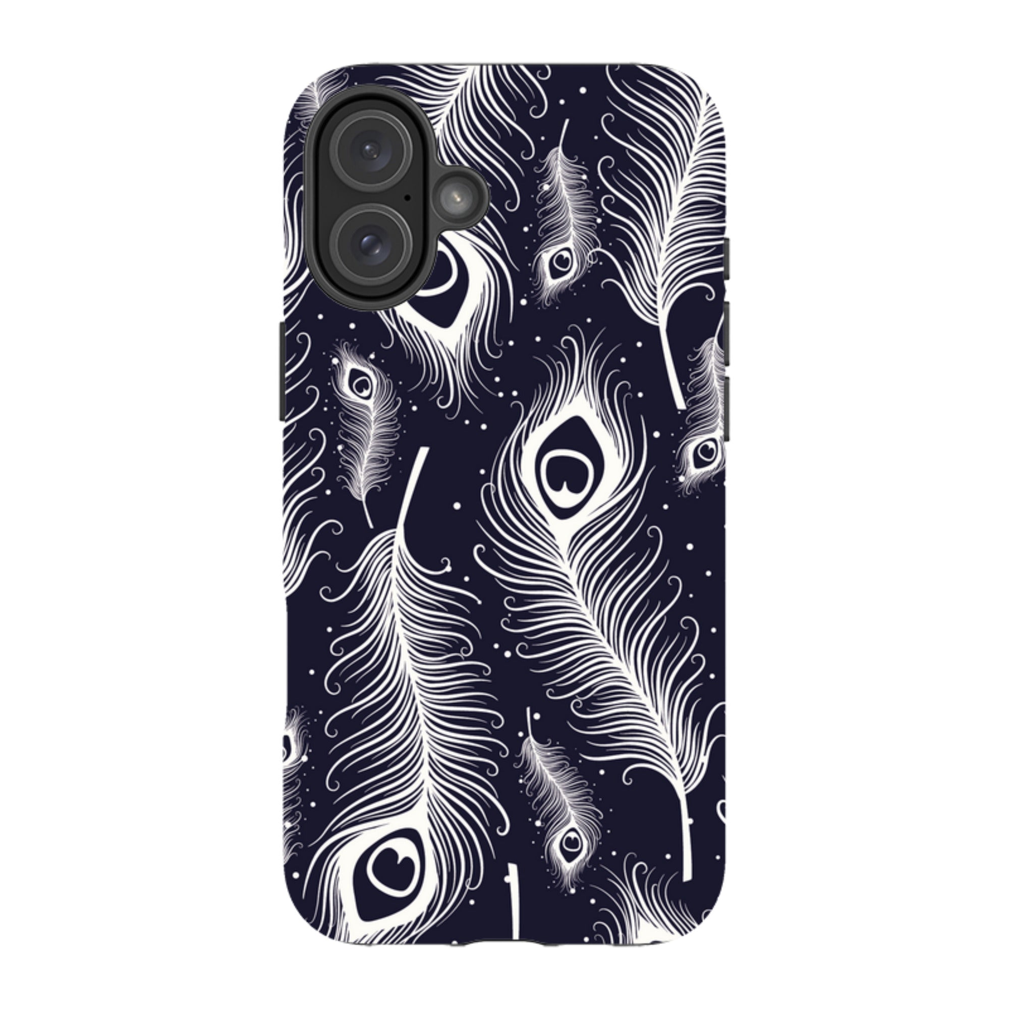 Feathers in Bloom — Apple iPhone Tough Case — Finnaij