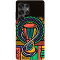Talking Drum Halo by Ada Okoye — S25 Ultra Samsung Galaxy Bio-degradable Case — Finnaij
