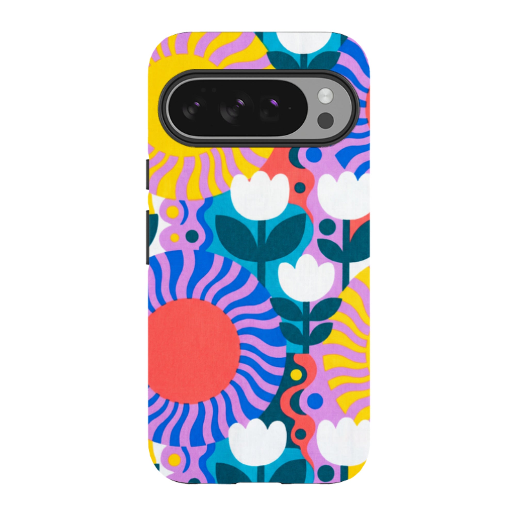 Midnight Sun Mod Bloom by Salla Niemi - Google Tough Case