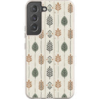 Birch and Linen Pattern by Elsi Vaarala — S22 Samsung Galaxy Bio-degradable Case — Finnaij