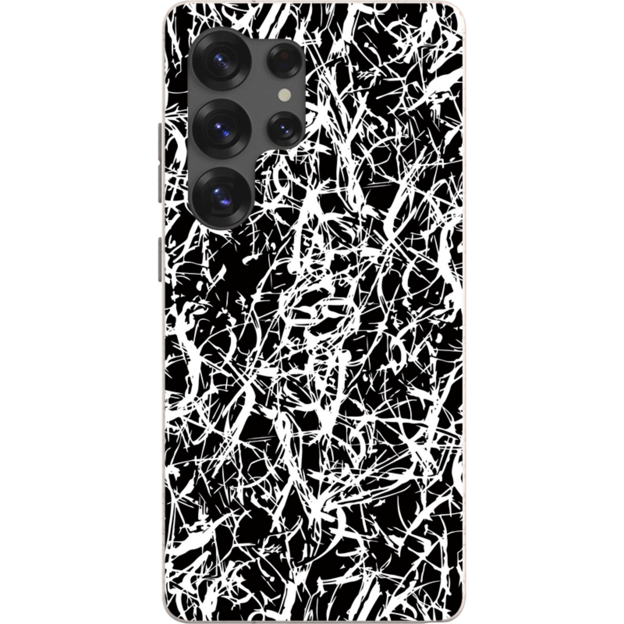 Black-White Grunge — Samsung Galaxy Bio-degradable Case — Finnaij