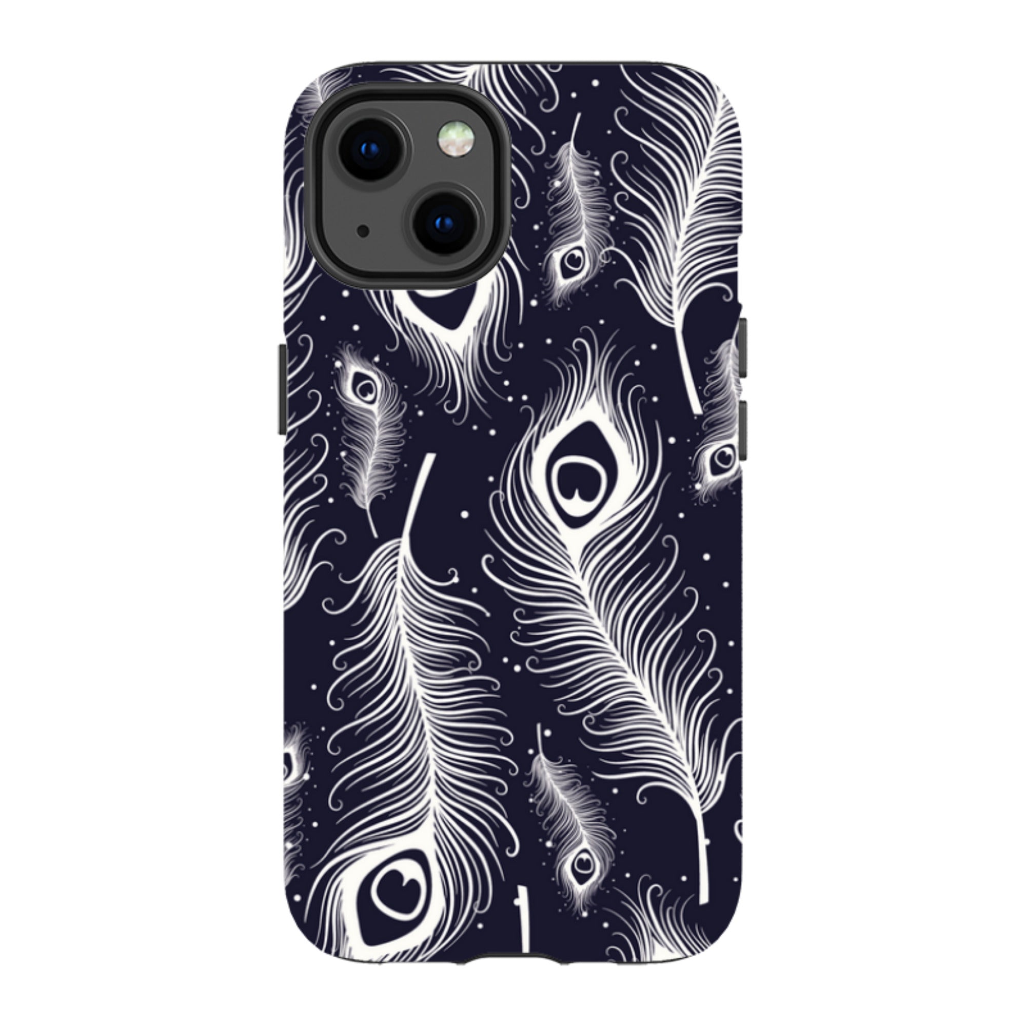 Feathers in Bloom — iPhone 13 Magsafe Tough Case — Finnaij