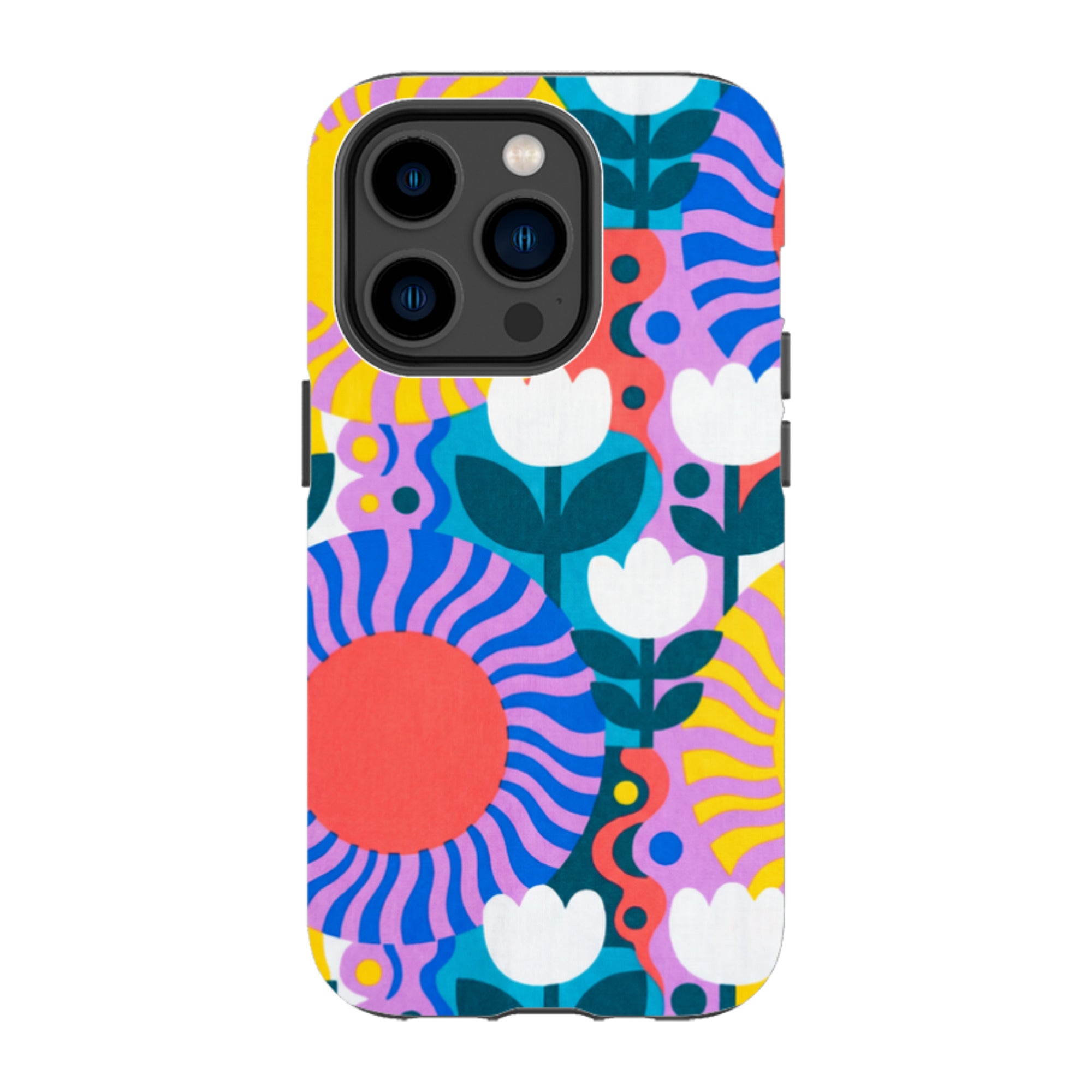 Midnight Sun Mod Bloom by Salla Niemi - iPhone Tough Case