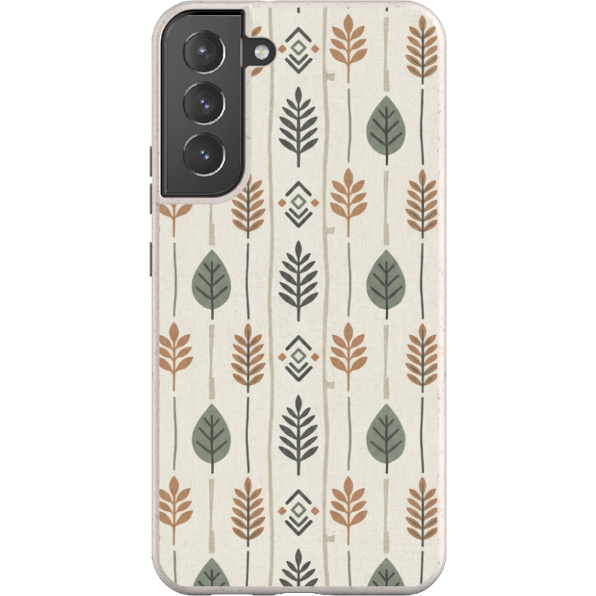 Birch and Linen Pattern by Elsi Vaarala — Samsung Galaxy Bio-degradable Case — Finnaij