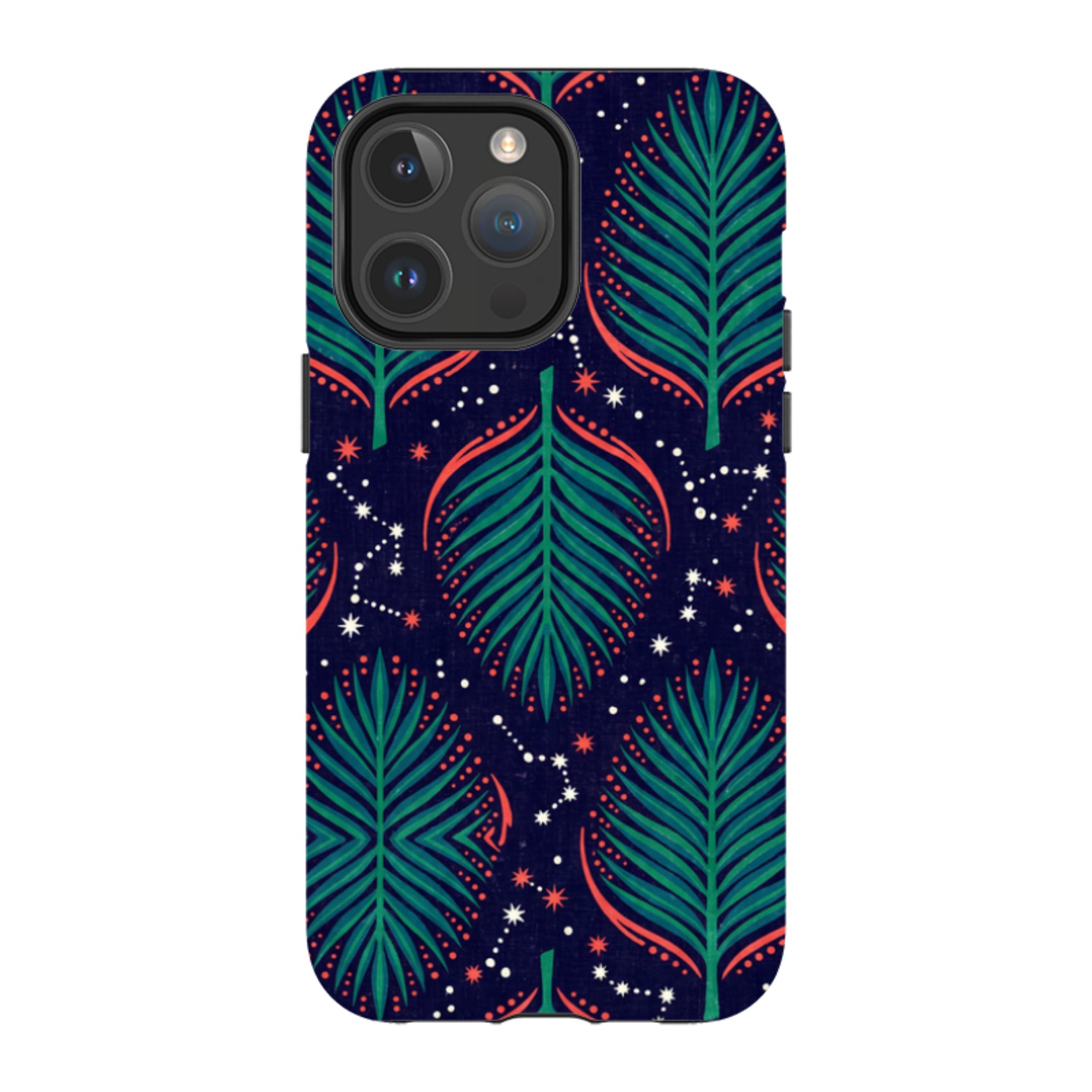 Palm Frond Constellations by Ada Okoye — iPhone 14 Pro Max MagSafe Tough Case — Finnaij