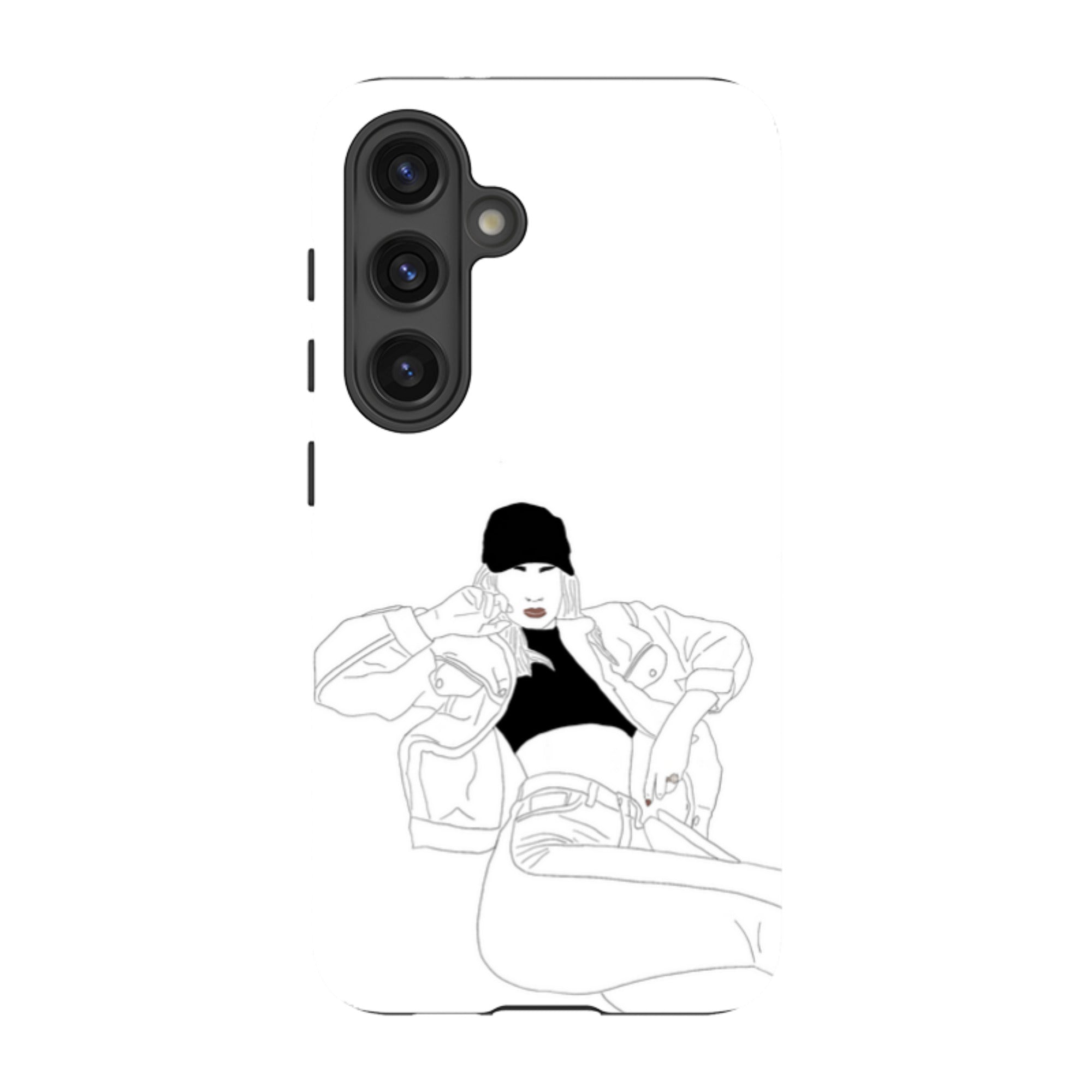 Black Cap by Keagan Haight — Samsung Galaxy Tough Case — Finnaij