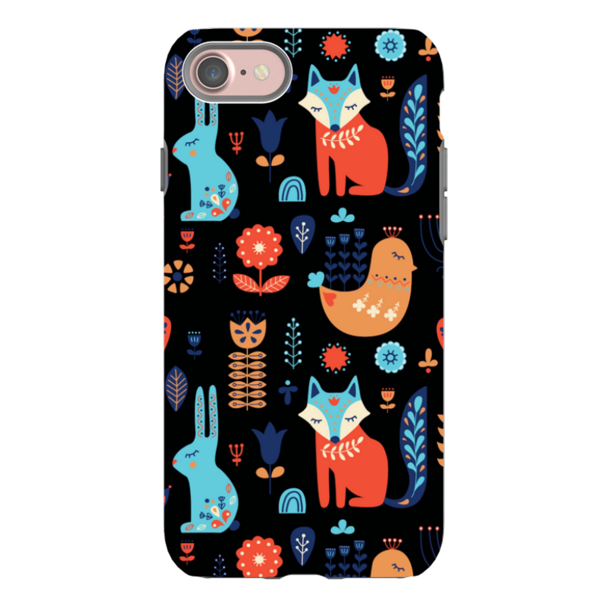Nordic Ornament Black - iPhone Tough Case