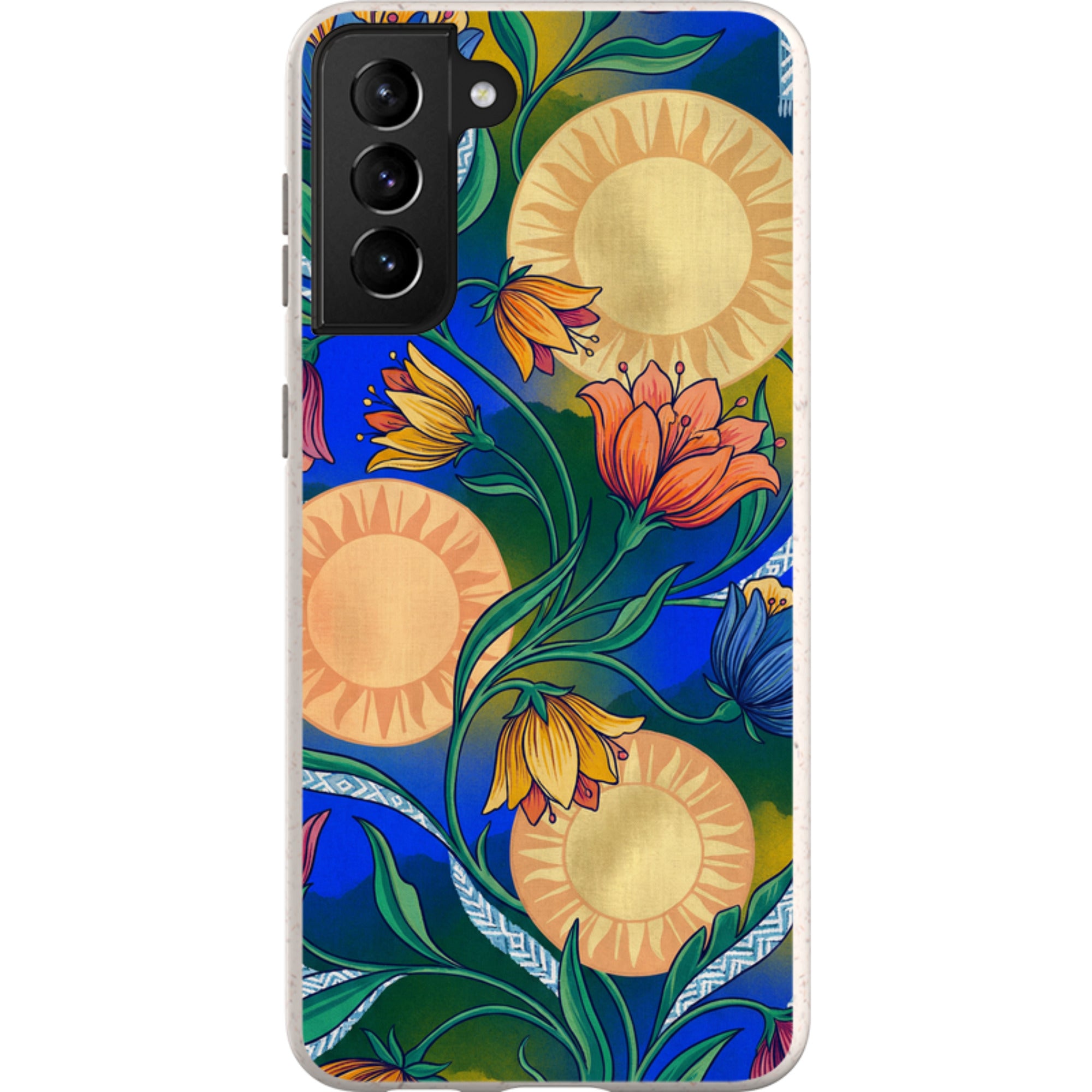 Midnight Sun Garden by Aino Kallio - Samsung Galaxy Bio-degradable Case