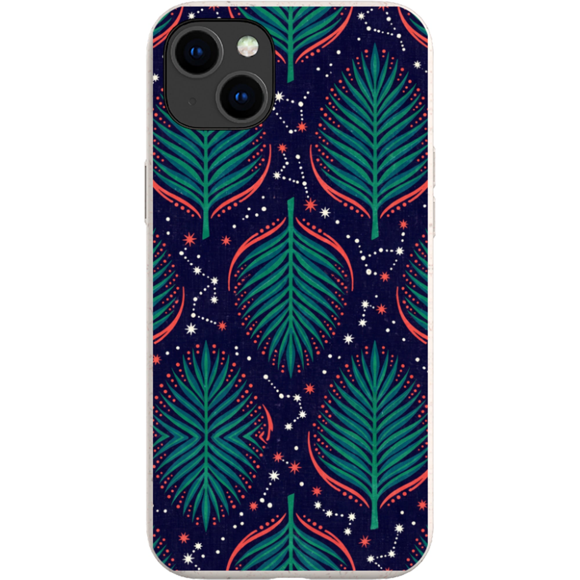 Palm Frond Constellations by Ada Okoye — iPhone 15 Plus iPhone Bio-degradable Case — Finnaij