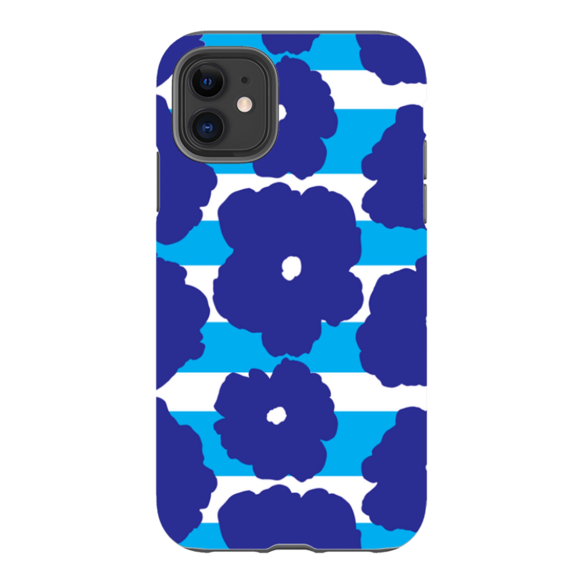 Bold Floral Blue - iPhone Tough Case