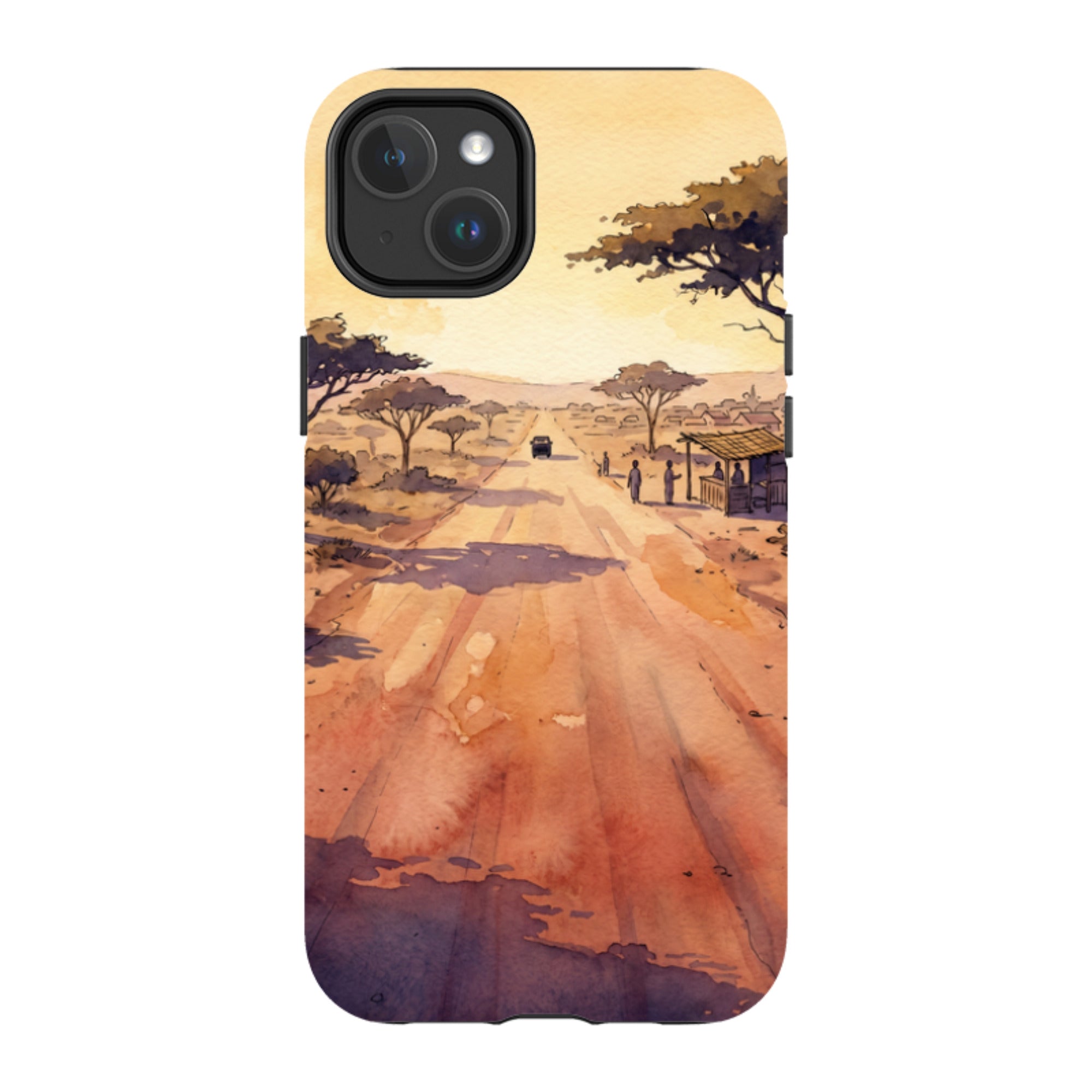 Laterite Road Golden Hour by Tobi Akinyemi - iPhone MagSafe Tough Case