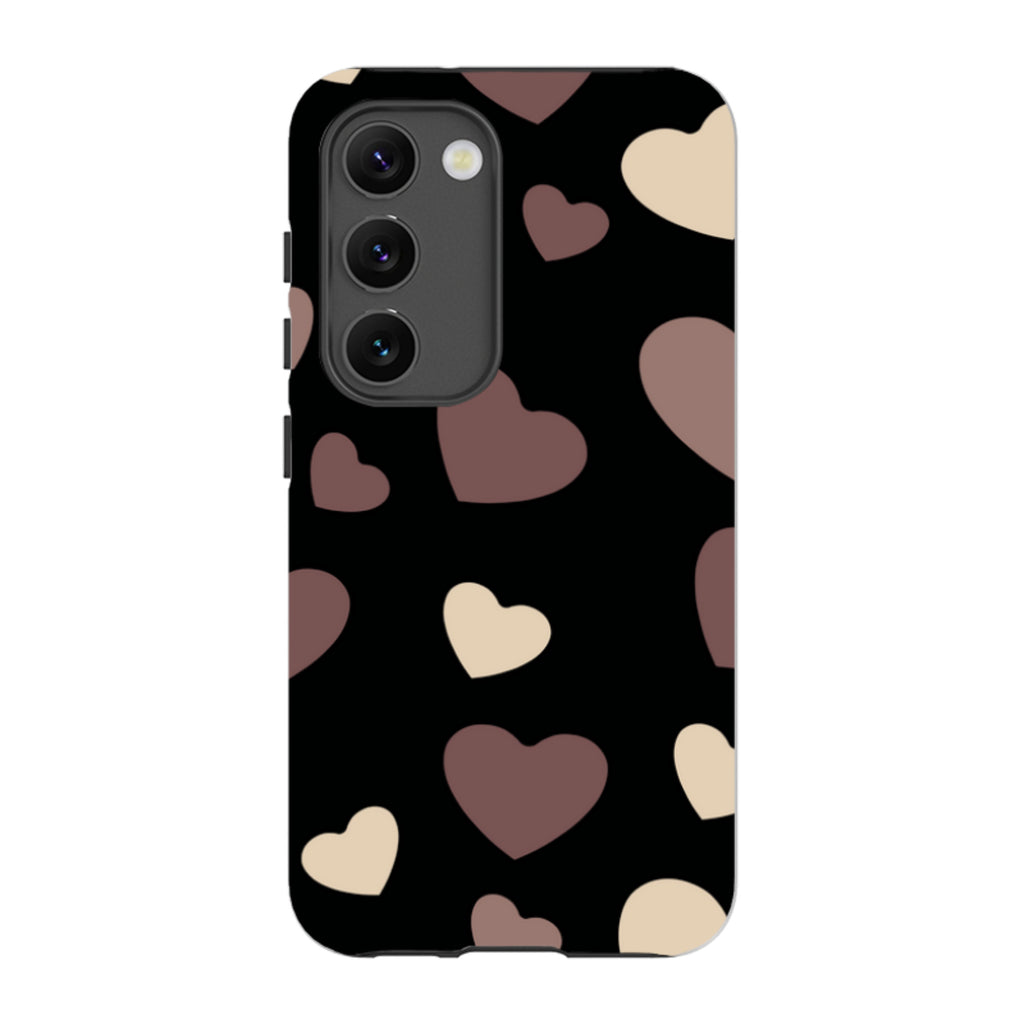 White & Black Hearts — Samsung Galaxy Tough Case — Finnaij