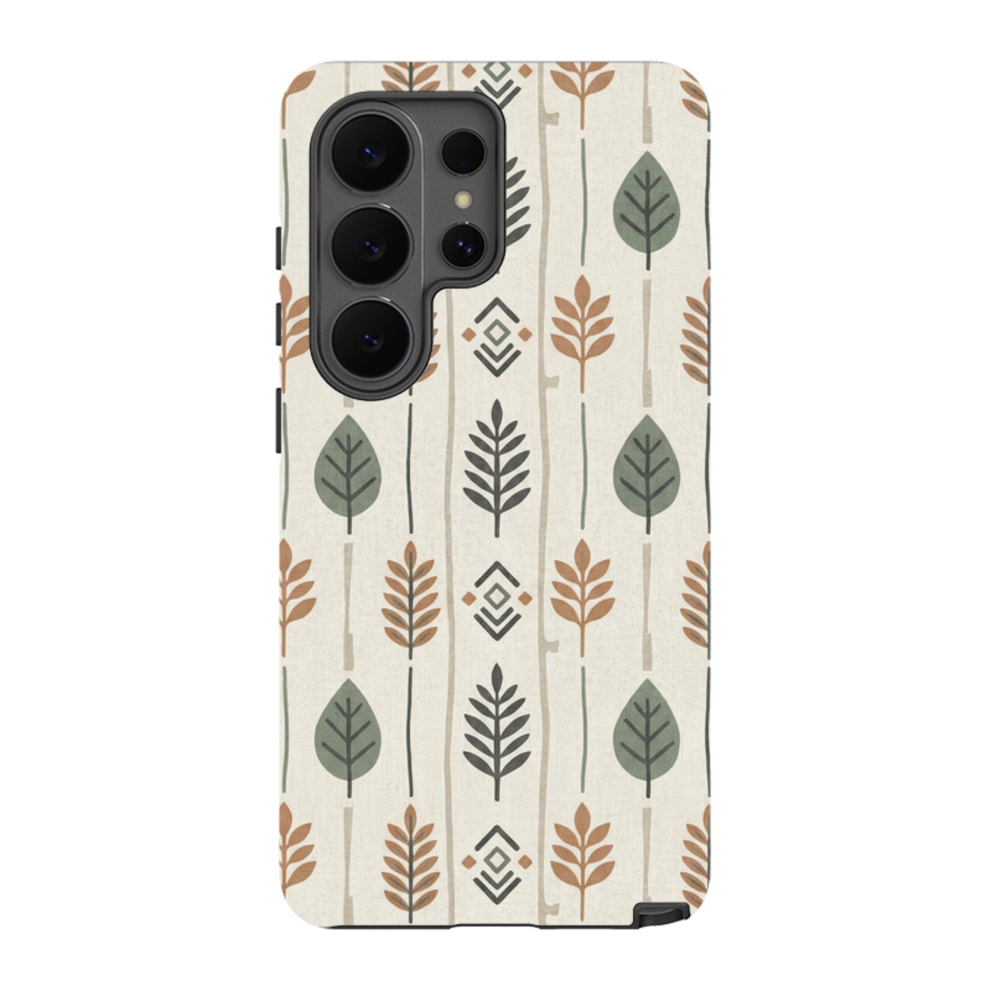 Birch and Linen Pattern by Elsi Vaarala Tough Case for Samsung Galaxy — Finnaij