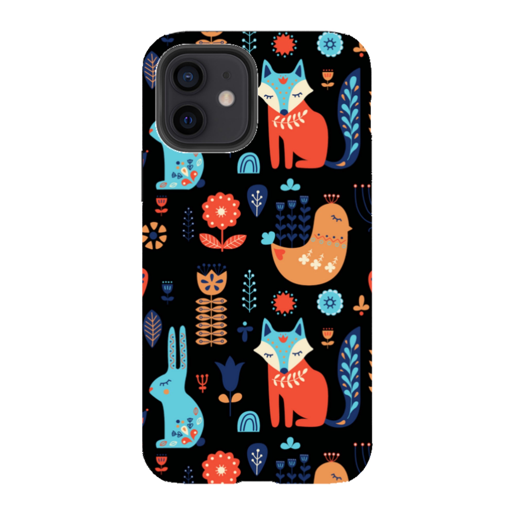 Nordic Ornament Black - iPhone Tough Case