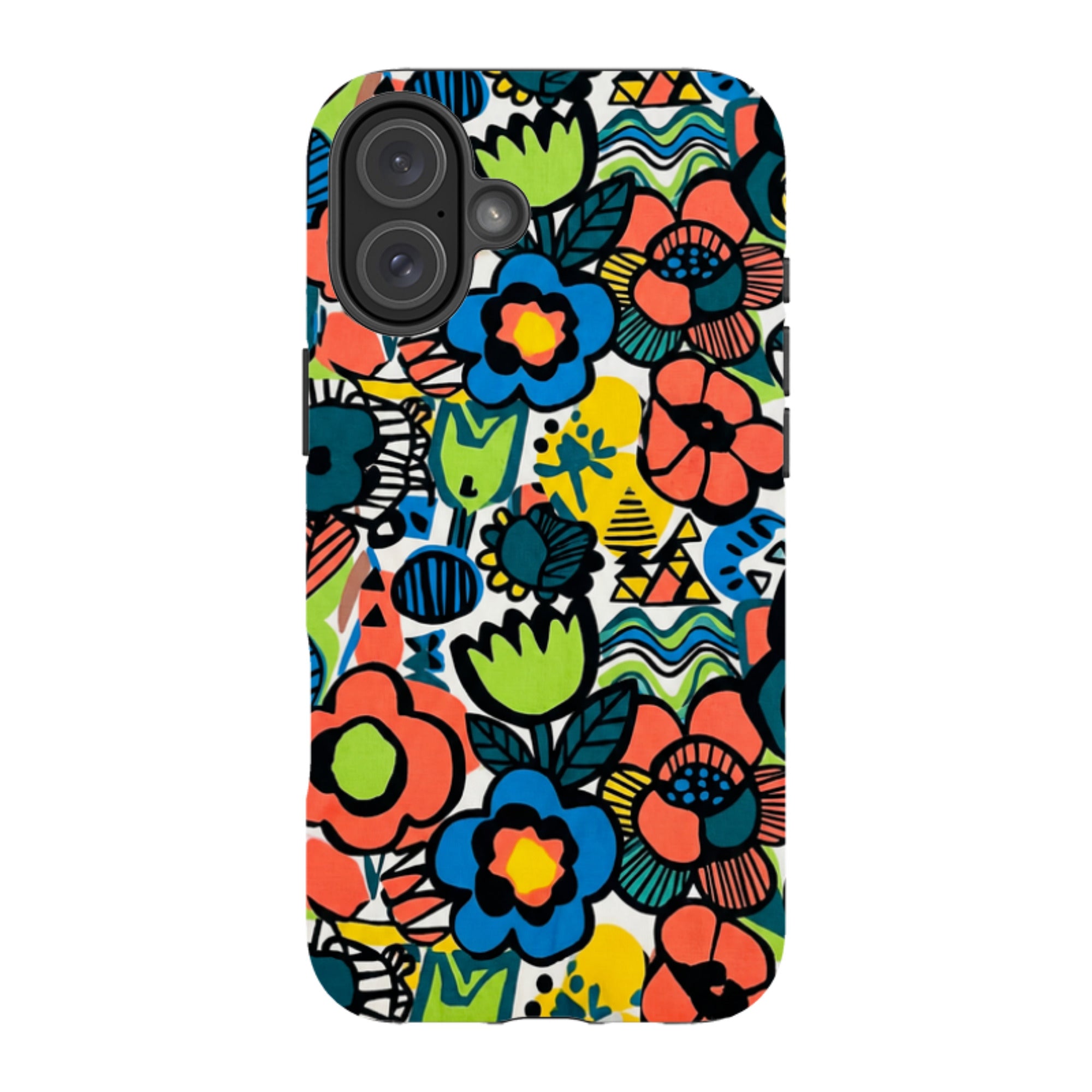Floral Street Nordic by Salla Niemi — iPhone 16 Plus Magsafe Tough Case — Finnaij