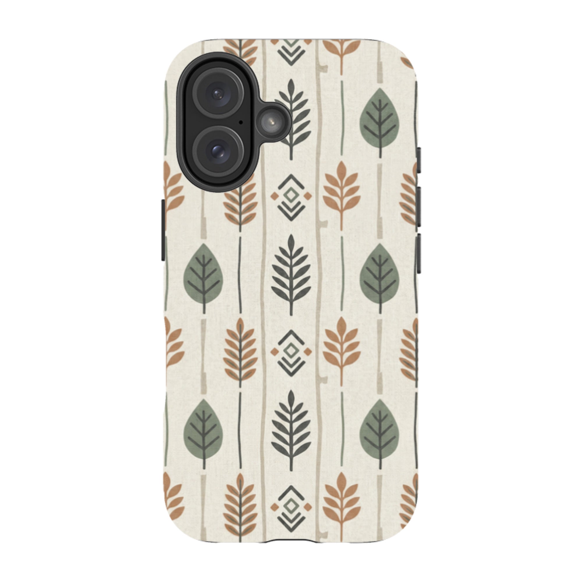 Birch and Linen Pattern by Elsi Vaarala — Apple iPhone Tough Case — Finnaij