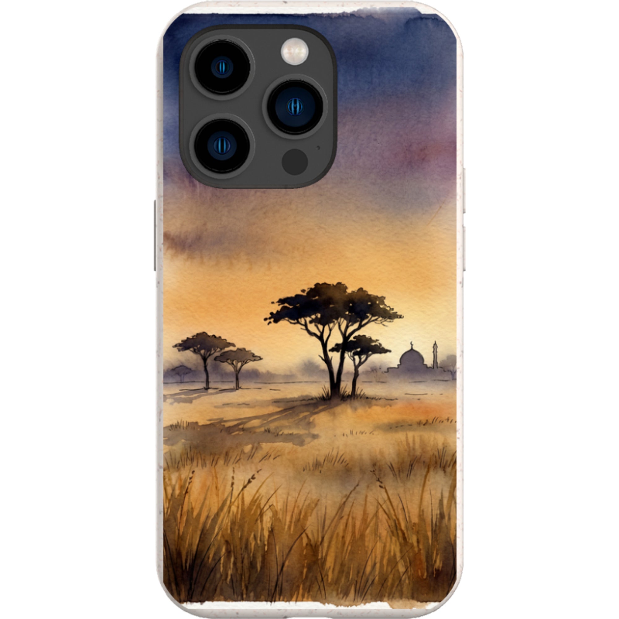 Savannah Haze by Tobi Akinyemi — iPhone 14 Pro iPhone Bio-degradable Case — Finnaij